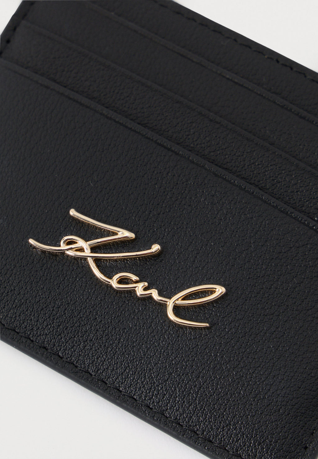 SIGNATURE CARD HOLDER - Wallet - black/gold-coloured