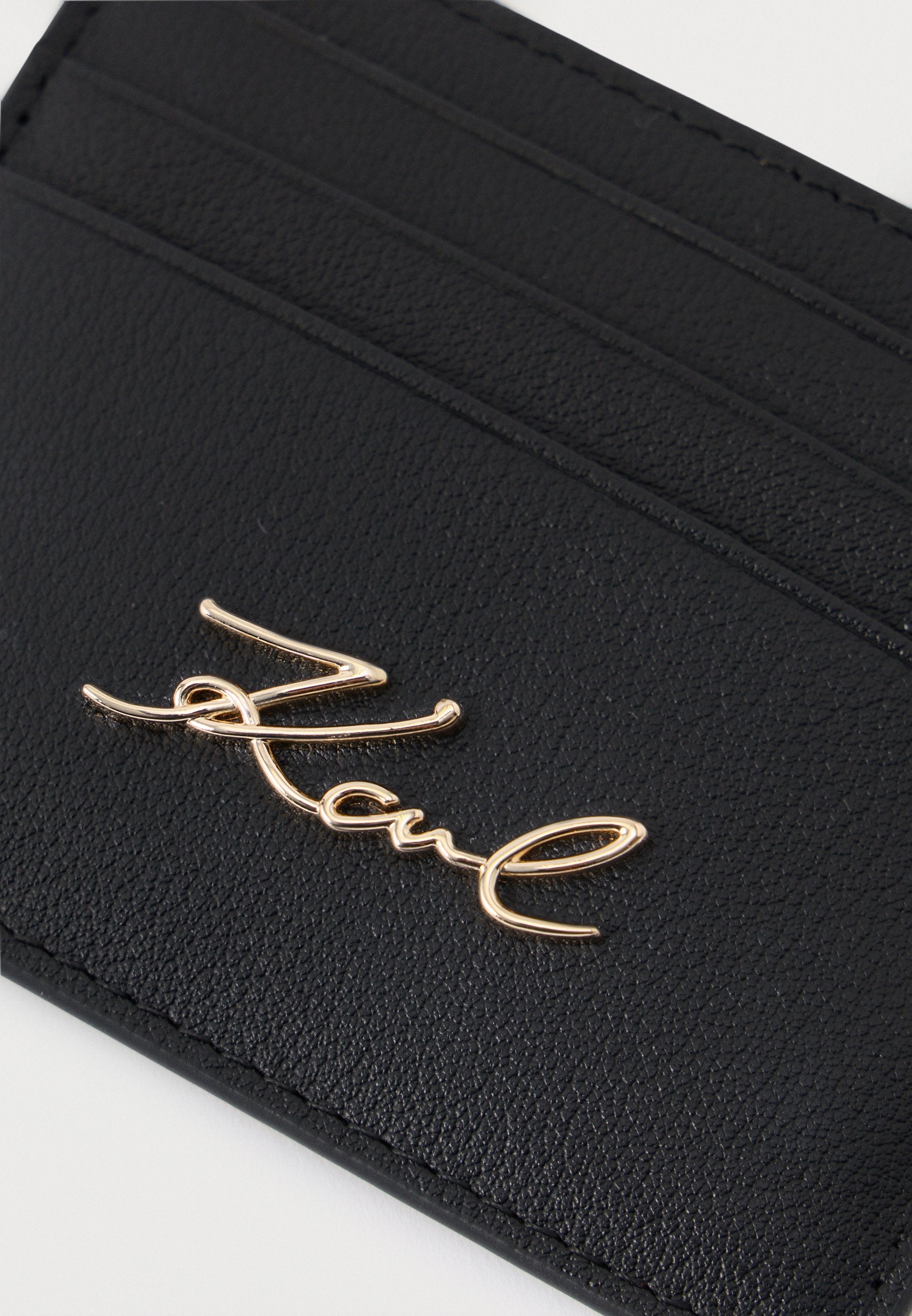 SIGNATURE CARD HOLDER - Wallet - black/gold-coloured