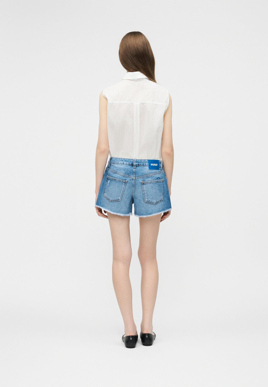 GALIMON - Denim shorts - bright blue