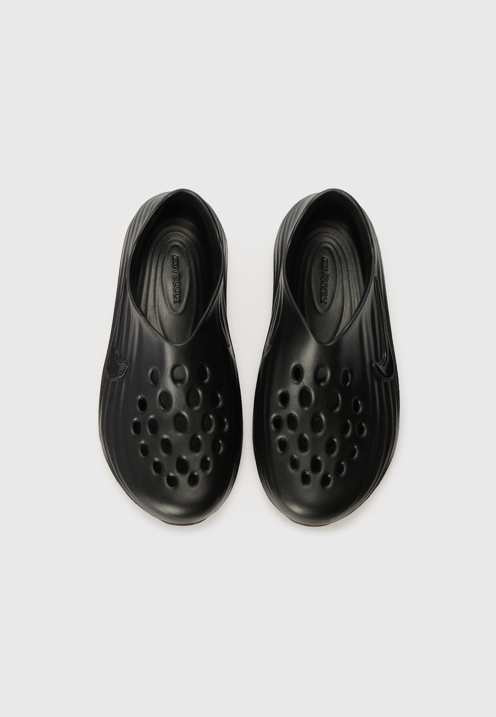 REACTX REJUVEN8 UNISEX - Slip-ons - black/black