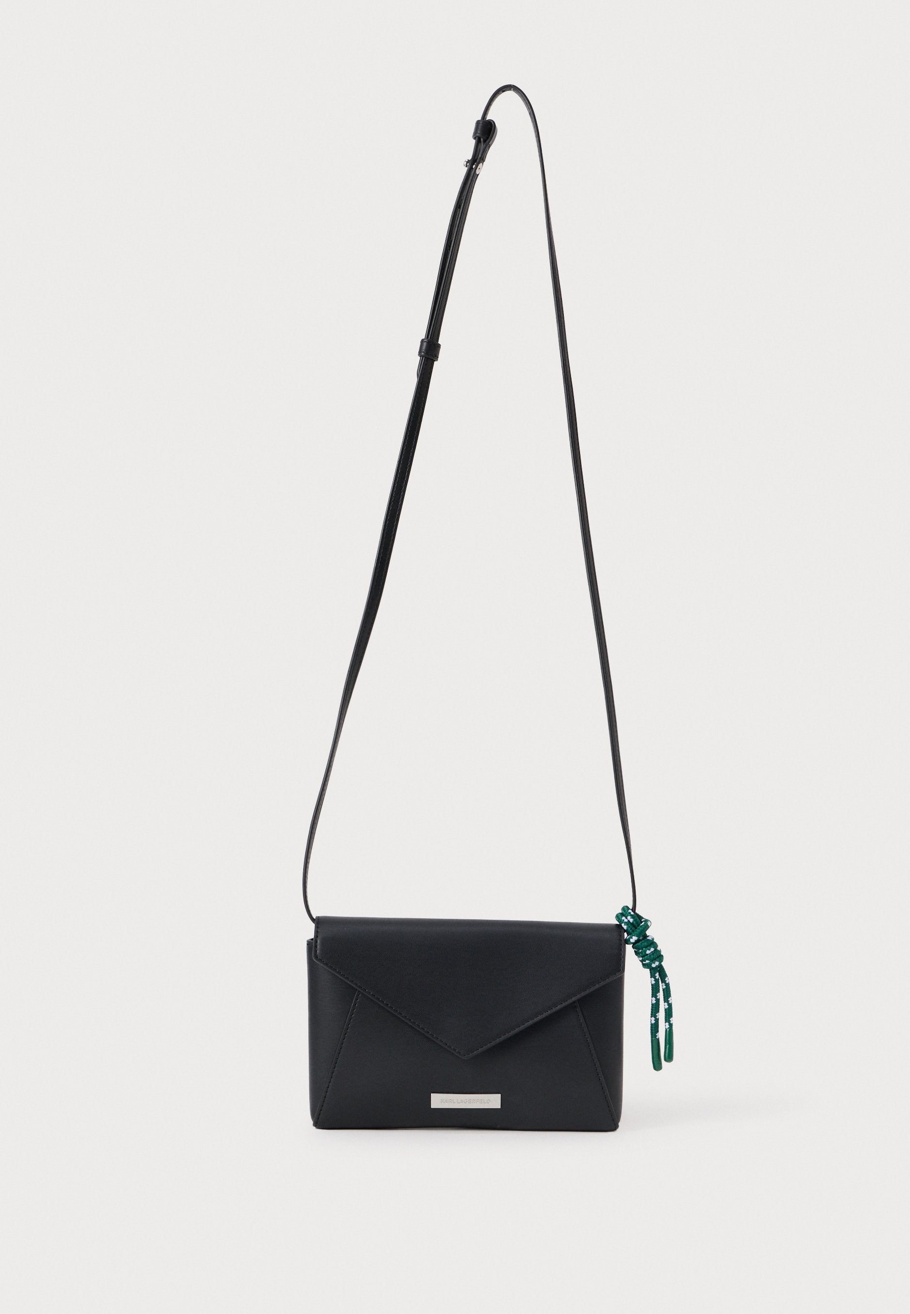 IKON SMOOTH CROSSBODY WALLET - Cross body bag - black