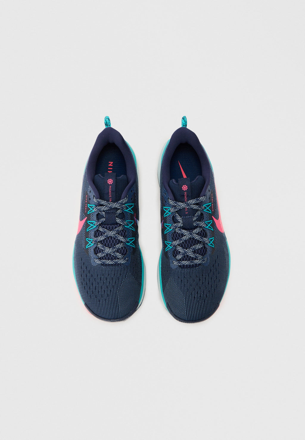 PEGASUS TRAIL 5 - Trail running shoes - midnight navy/hyper pink/dusty cactus/glacier blue