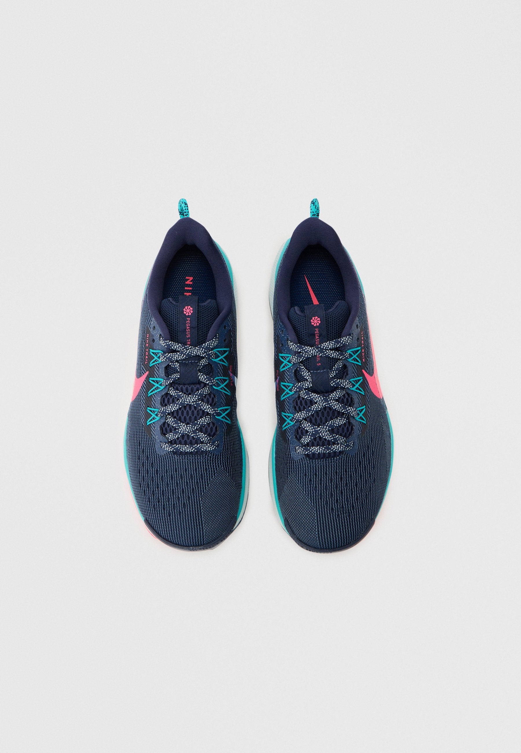 PEGASUS TRAIL 5 - Trail running shoes - midnight navy/hyper pink/dusty cactus/glacier blue