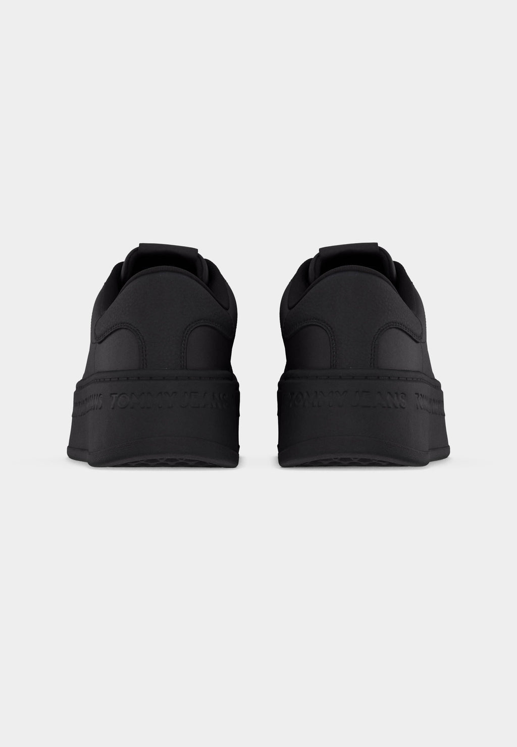 PLATFORM LOGO SNEAKER - Trainers - black