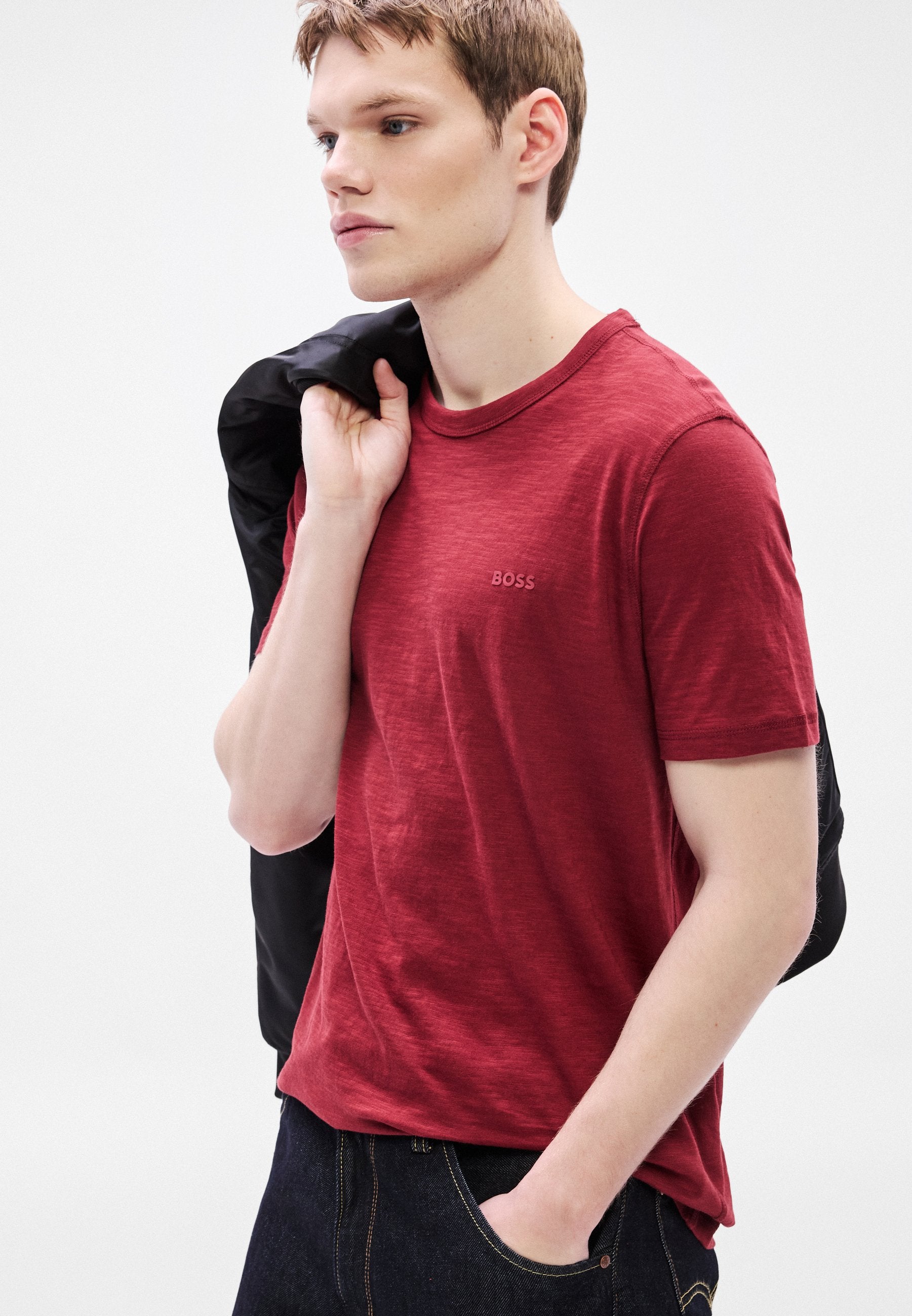 TEGOOD - Basic T-shirt - dark red