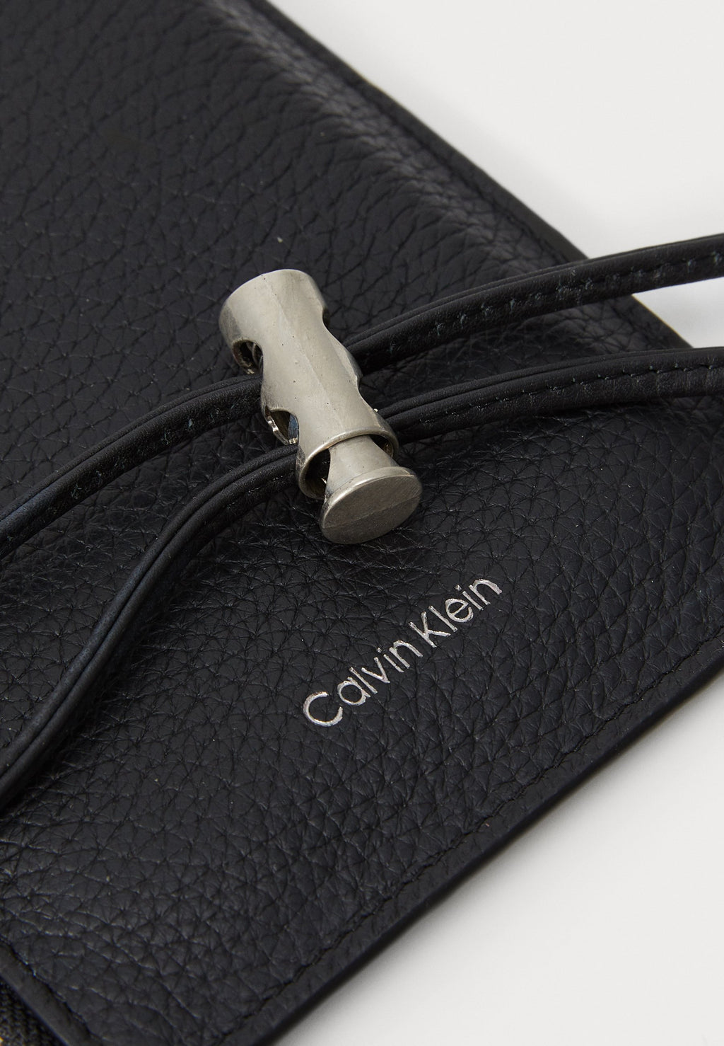 EMBOSS PHONE CROSSBODY - Phone pouch - black