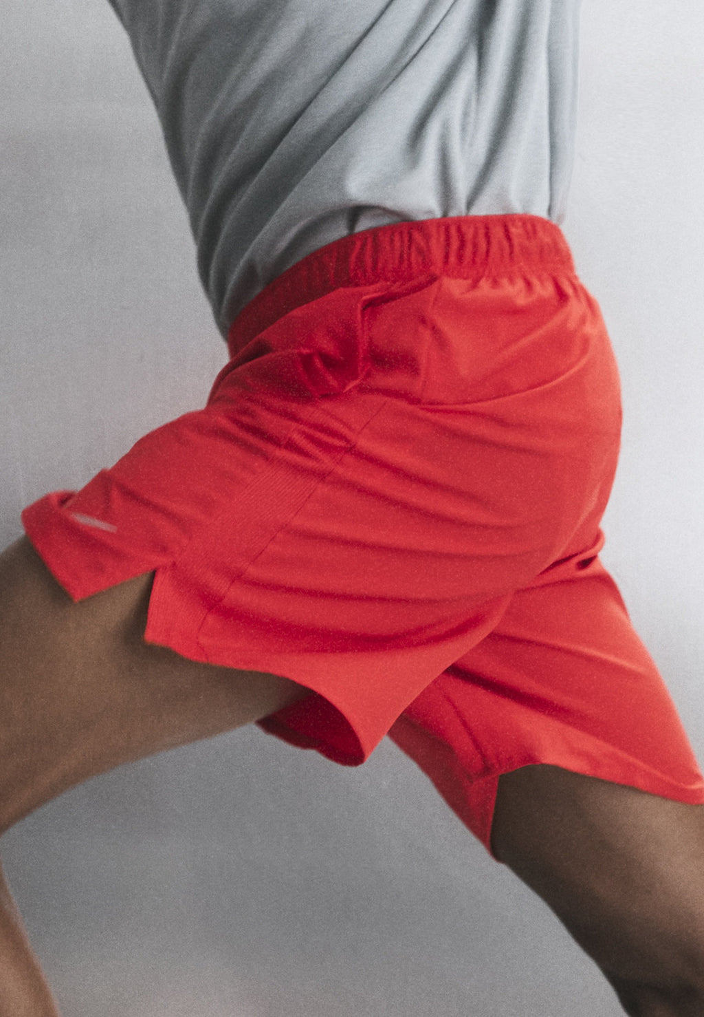 CHALLENGER SHORT - Sports shorts - light crimson/black/reflective silver-coloured