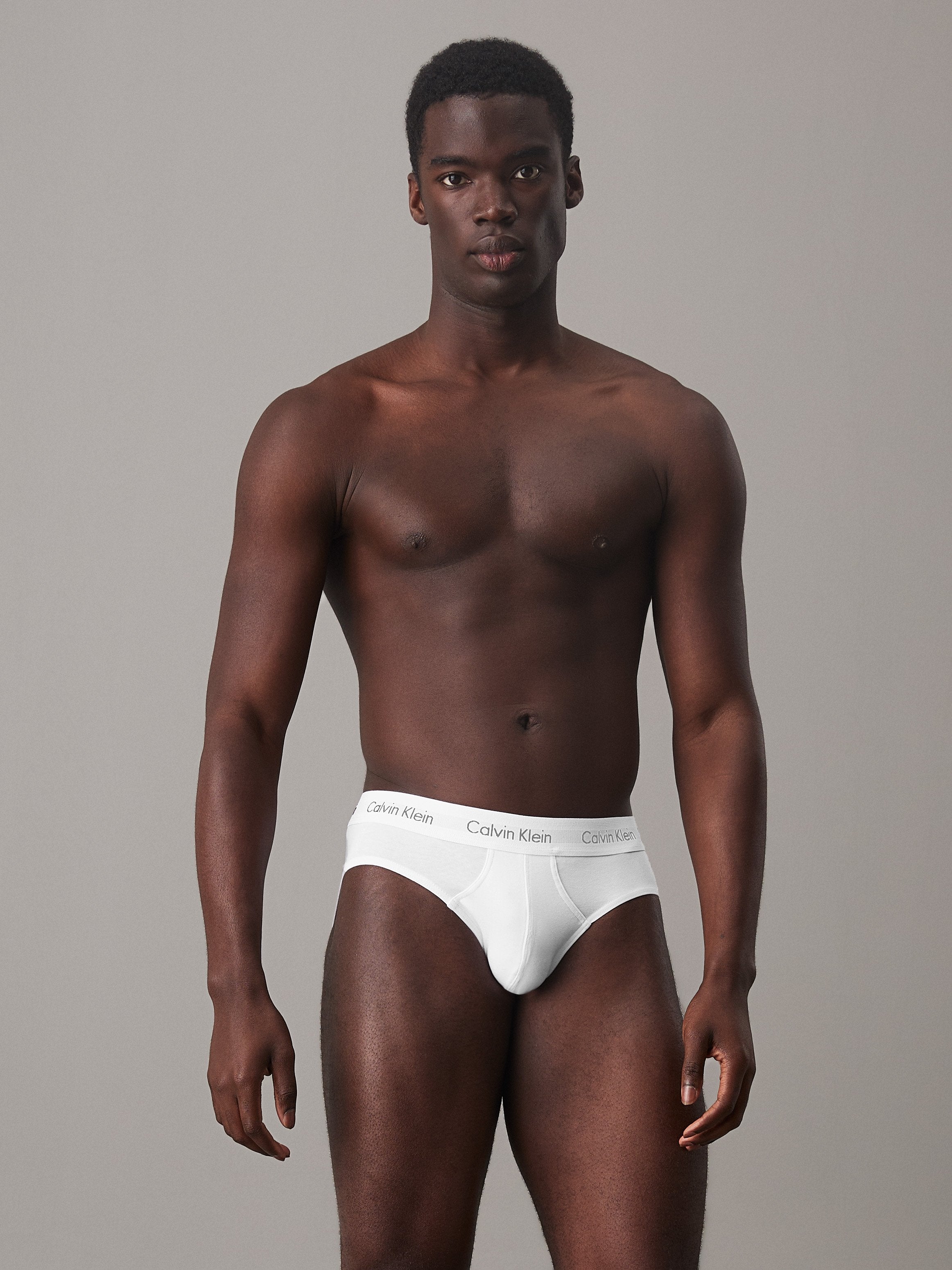 HIP BRIEF 3 PACK COTTON STRETCH - Briefs - white
