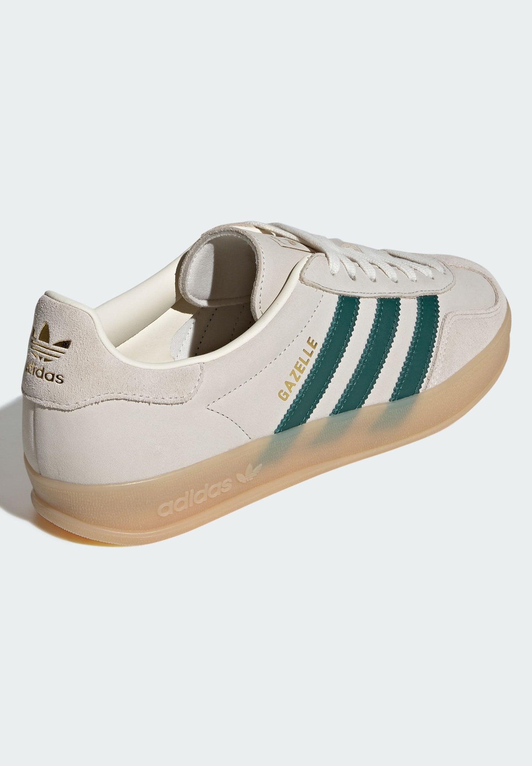 GAZELLE INDOOR - Trainers - cream white collegiate green gum