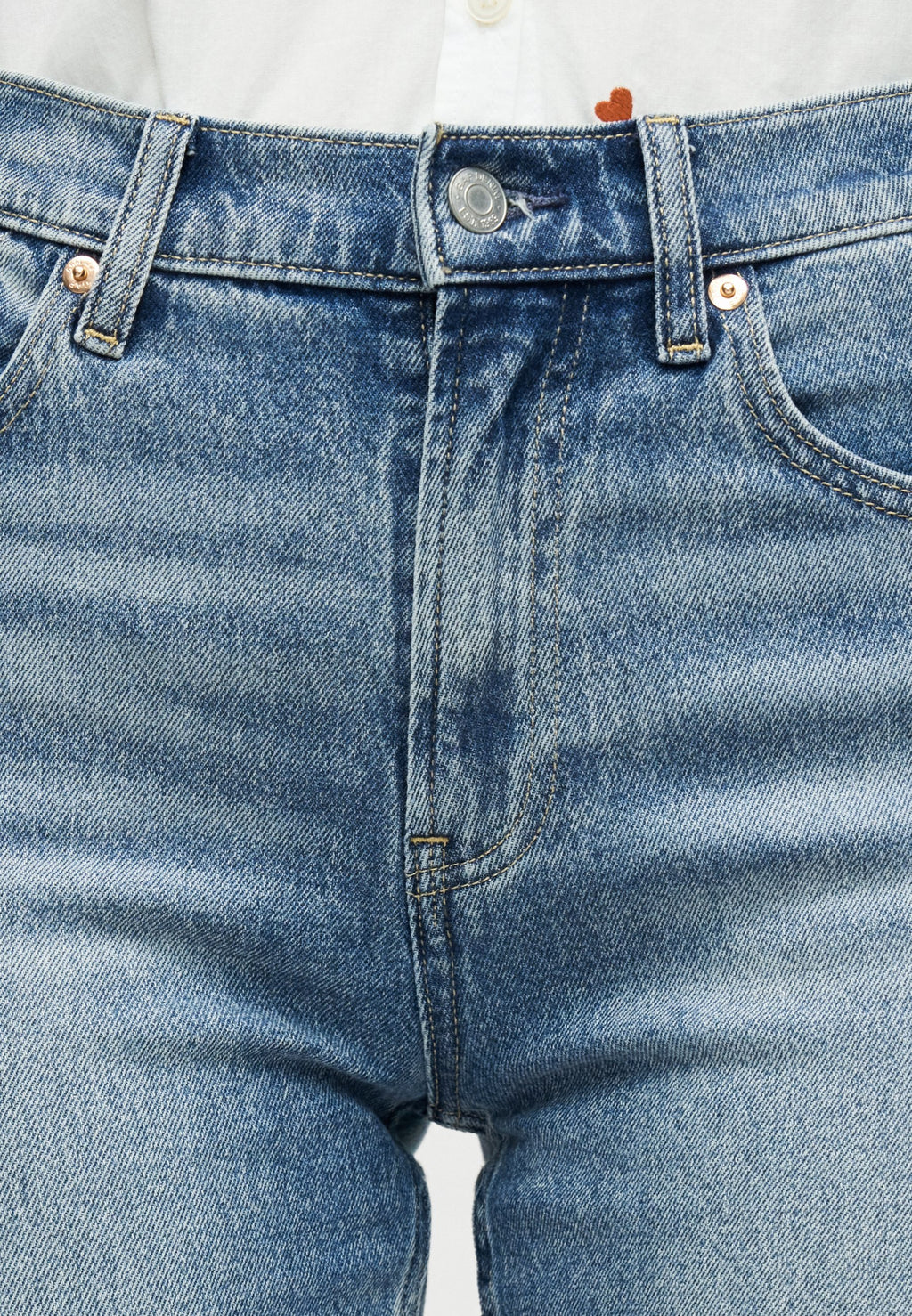 MULHOLLAND - Straight leg jeans - medium indigo