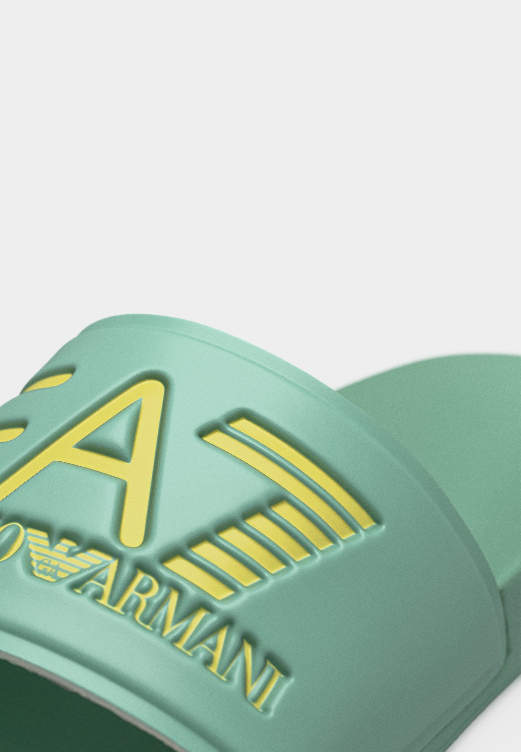 VISIBILITY SLIPPER UNISEX - Mules - mist green/yellow iris