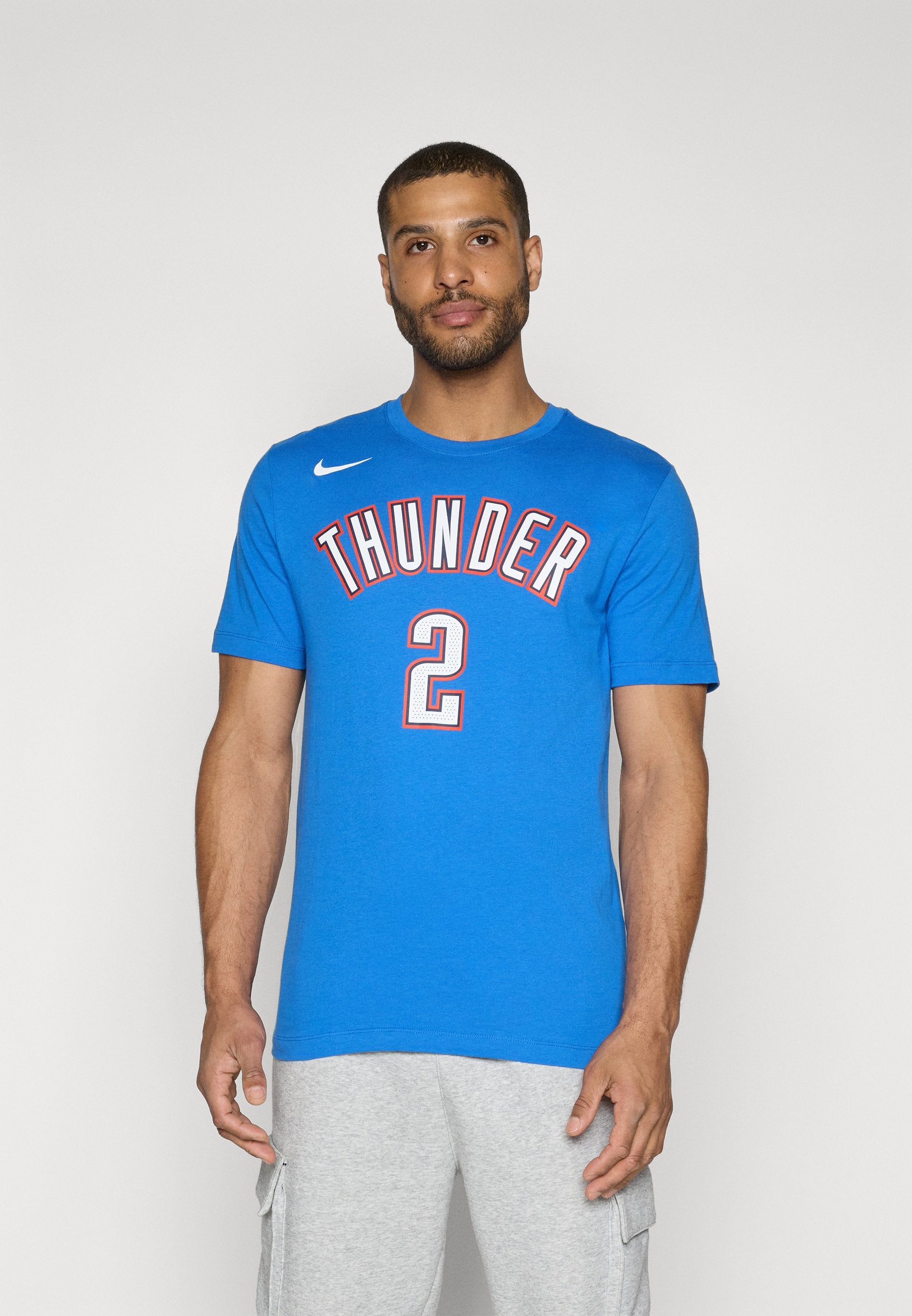 NBA OKLAHOMA CITY THUNDER SHAI GILGEOUS-ALEXANDER TİŞÖRT - Kulüp kıyafeti - sinyal mavisi