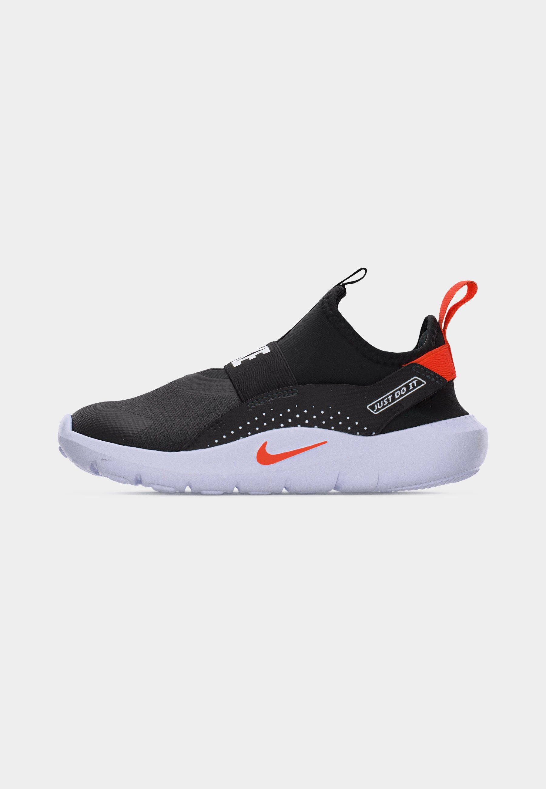 FLEX RUNNER UNISEX - Road running shoes - black/turf orange/white