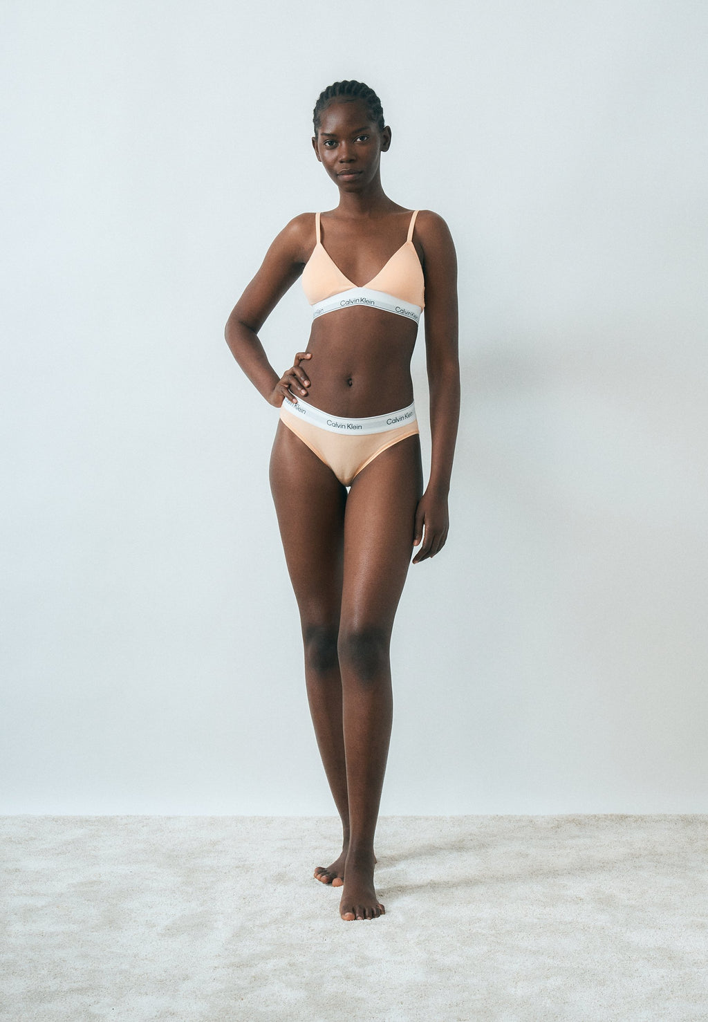 TRIANGLE ICON - Triangle bra - peach bliss