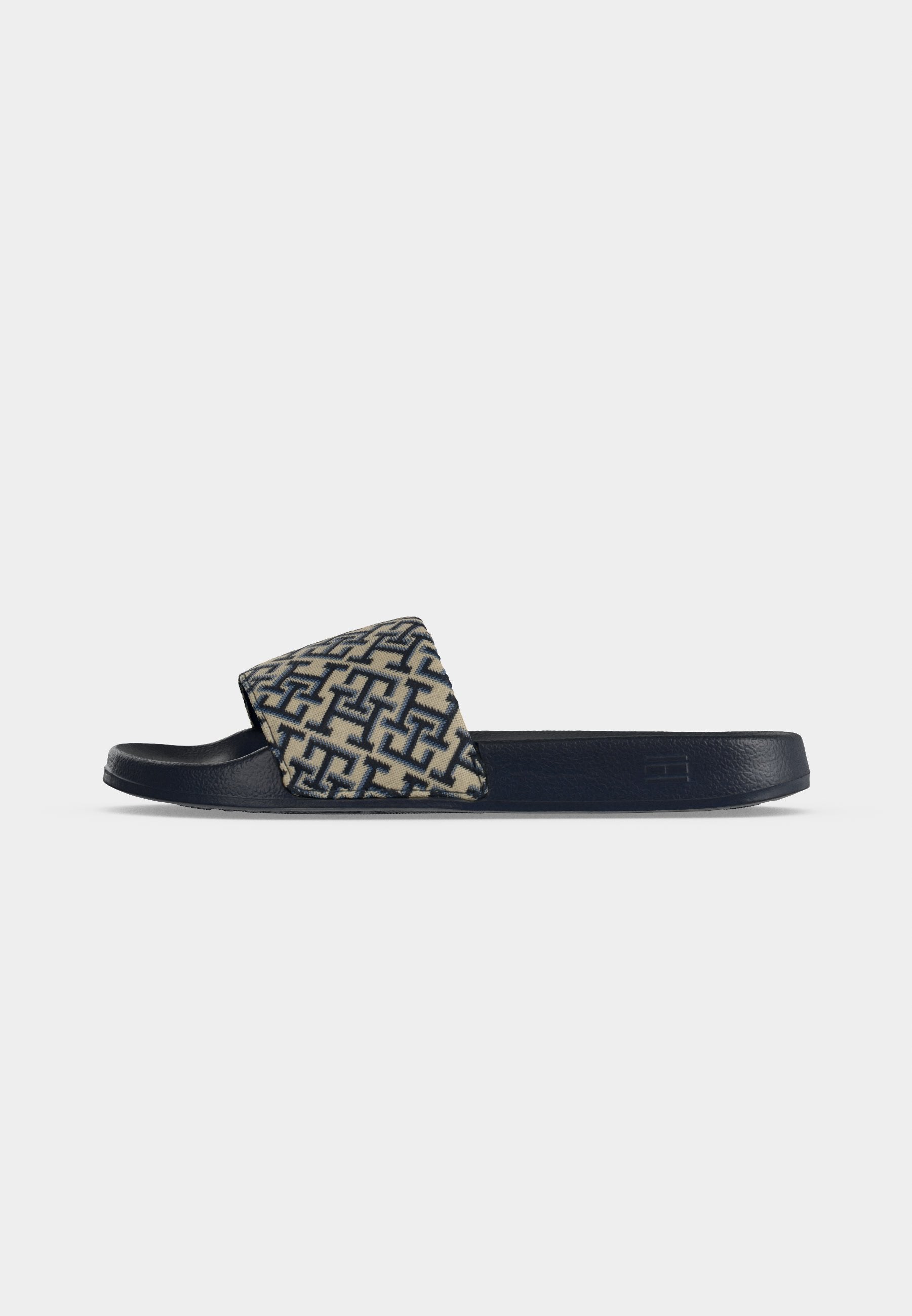 TH MONOGRAM POOL SLIDE - Mules - space blue