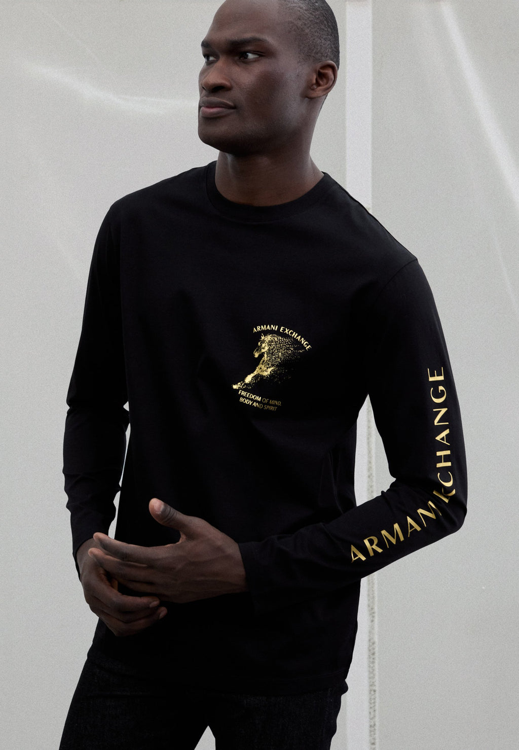UNISEX - Long sleeved top - black