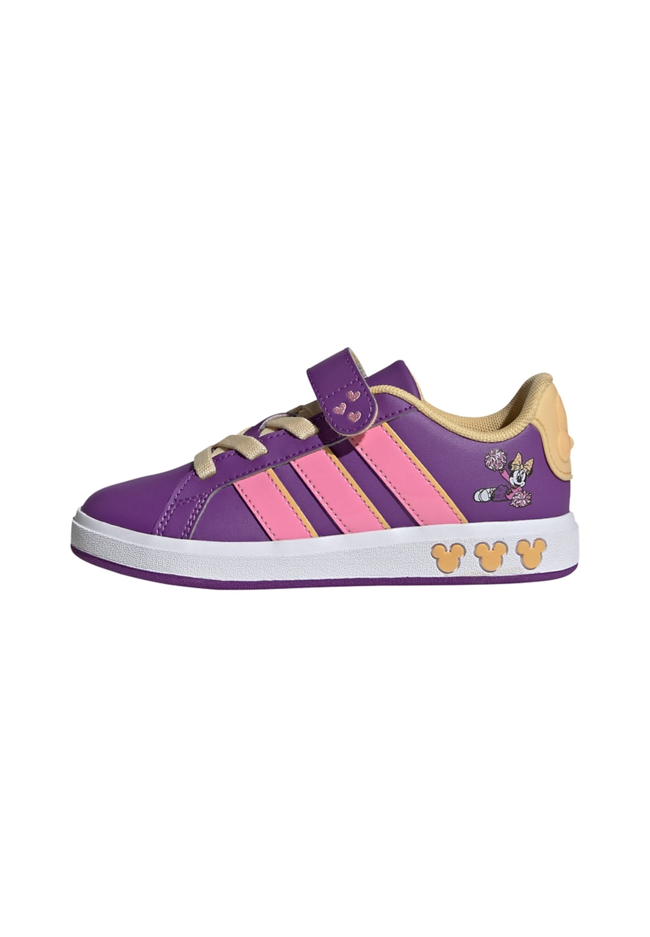 GRAND COURT MINNIE EL K - Walking trainers - active purple/st tropic bloom/ftwr white