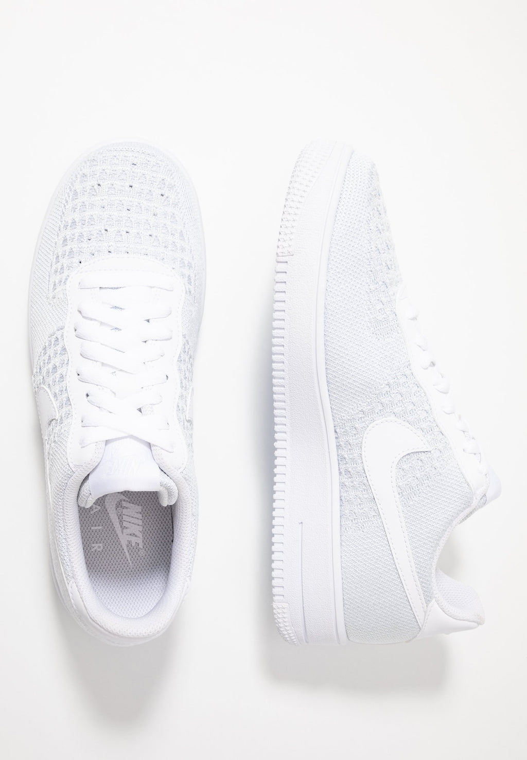 AIR FORCE 1 FLYKNIT 2.0 - Trainers - white/pure platinum