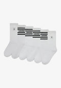 CHUCKPATCH CREW UNISEX 6 PACK - Socks - white