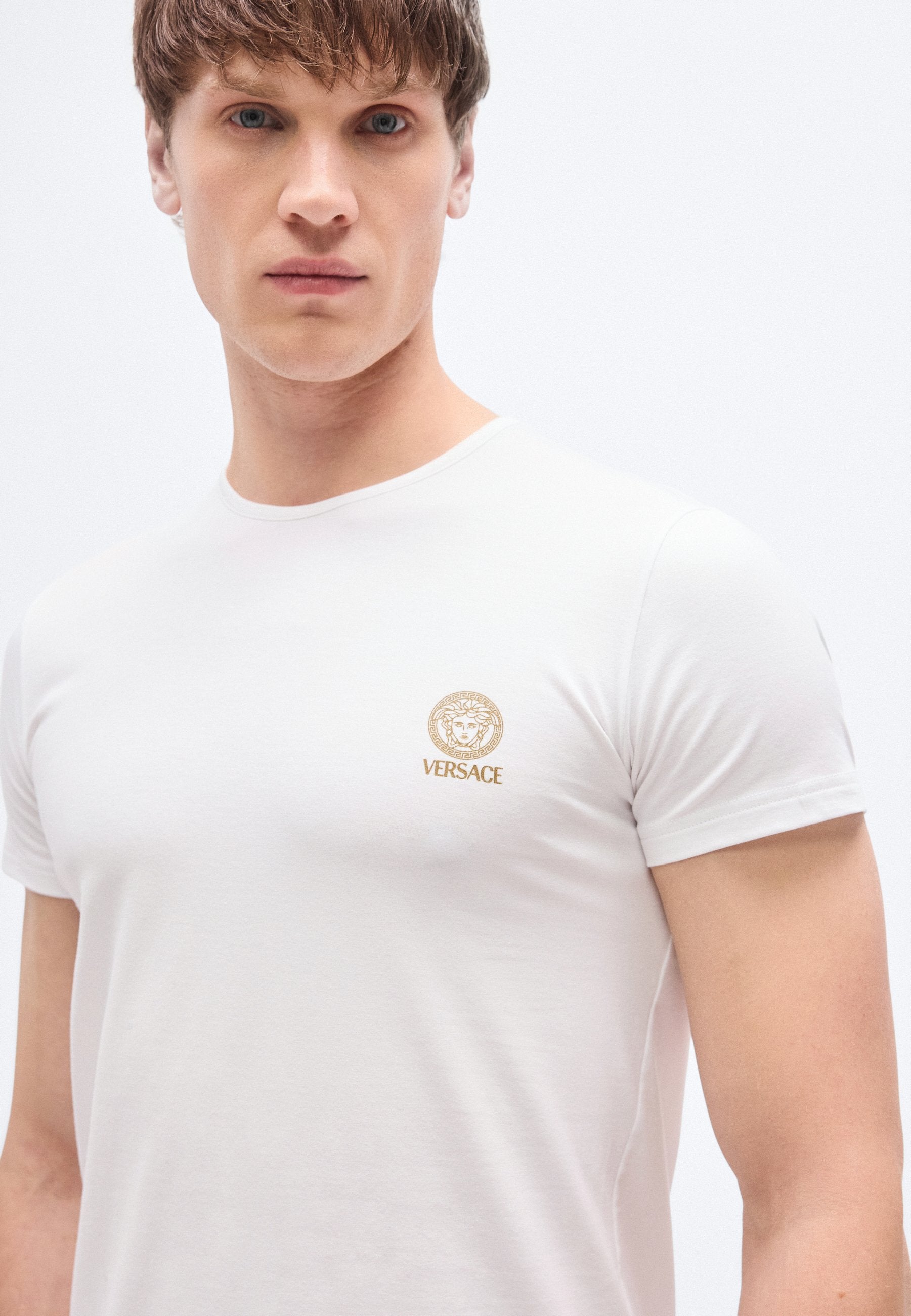 SHORT SLEEVES ROUND NECK - Undershirt - optical white