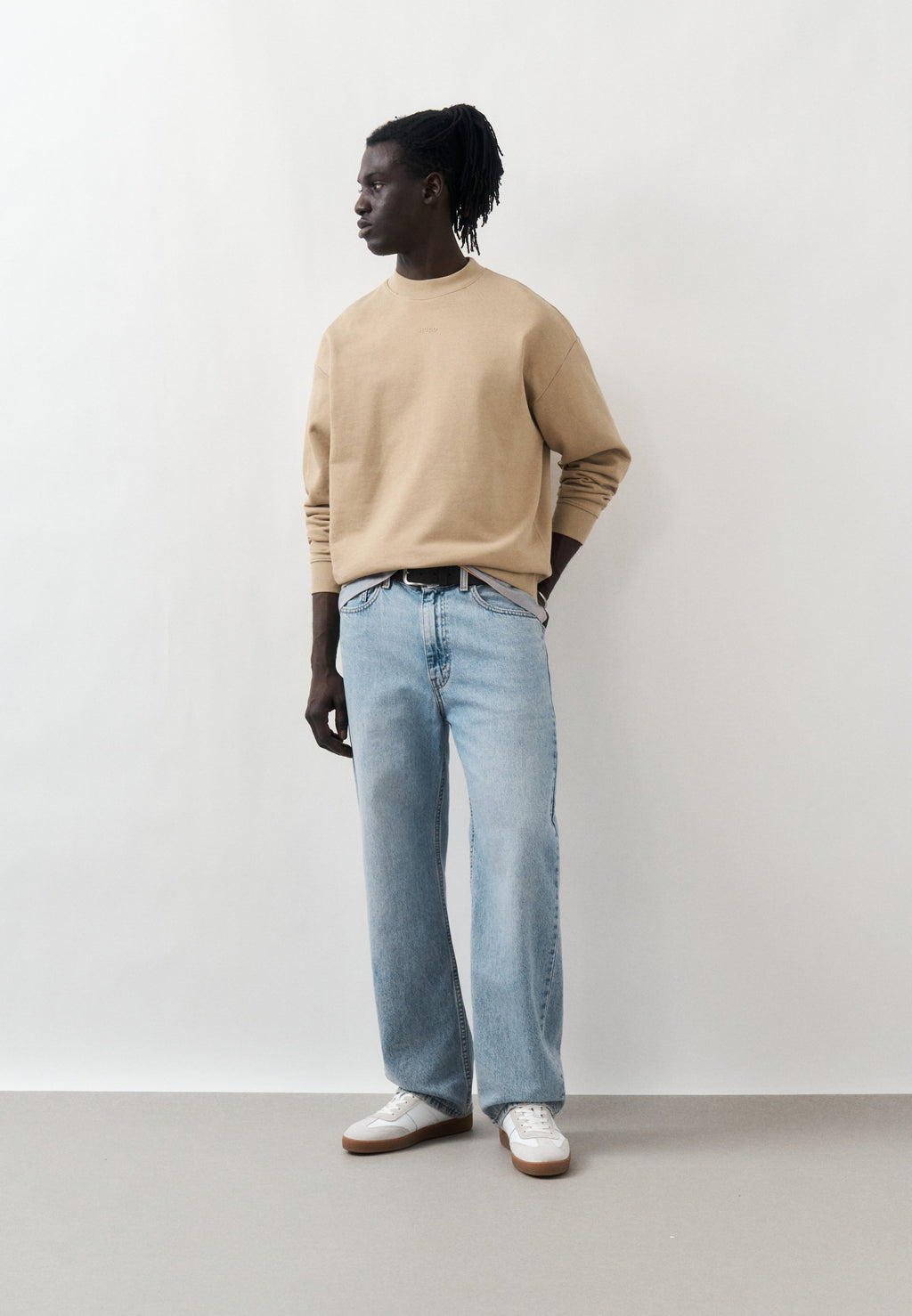 DAPO CREW - Sweatshirt - medium beige