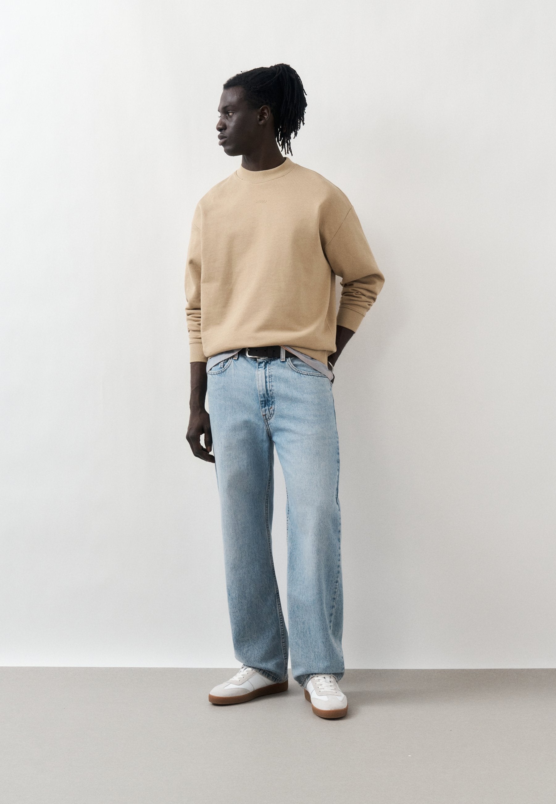 DAPO CREW - Sweatshirt - medium beige