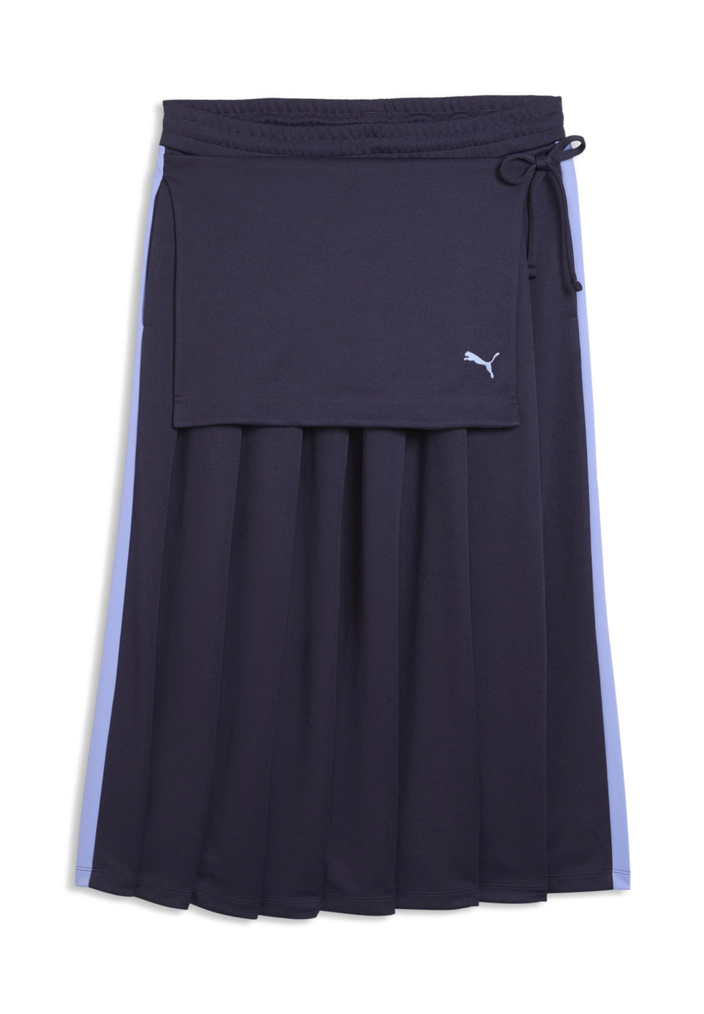 MIDI PLEATED SKIRT - A-line skirt - deep plum