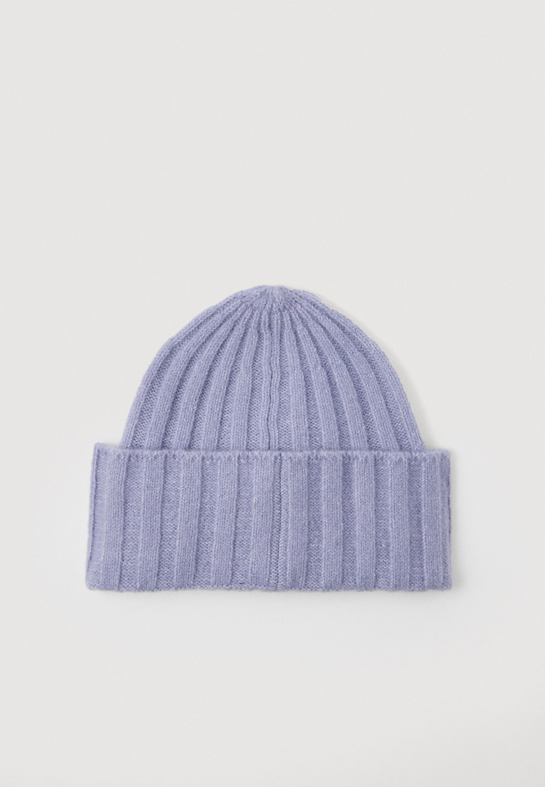 HERITAGE PLAQUE WOOL BLEND BEANIE - Beanie - periwinkle dusk