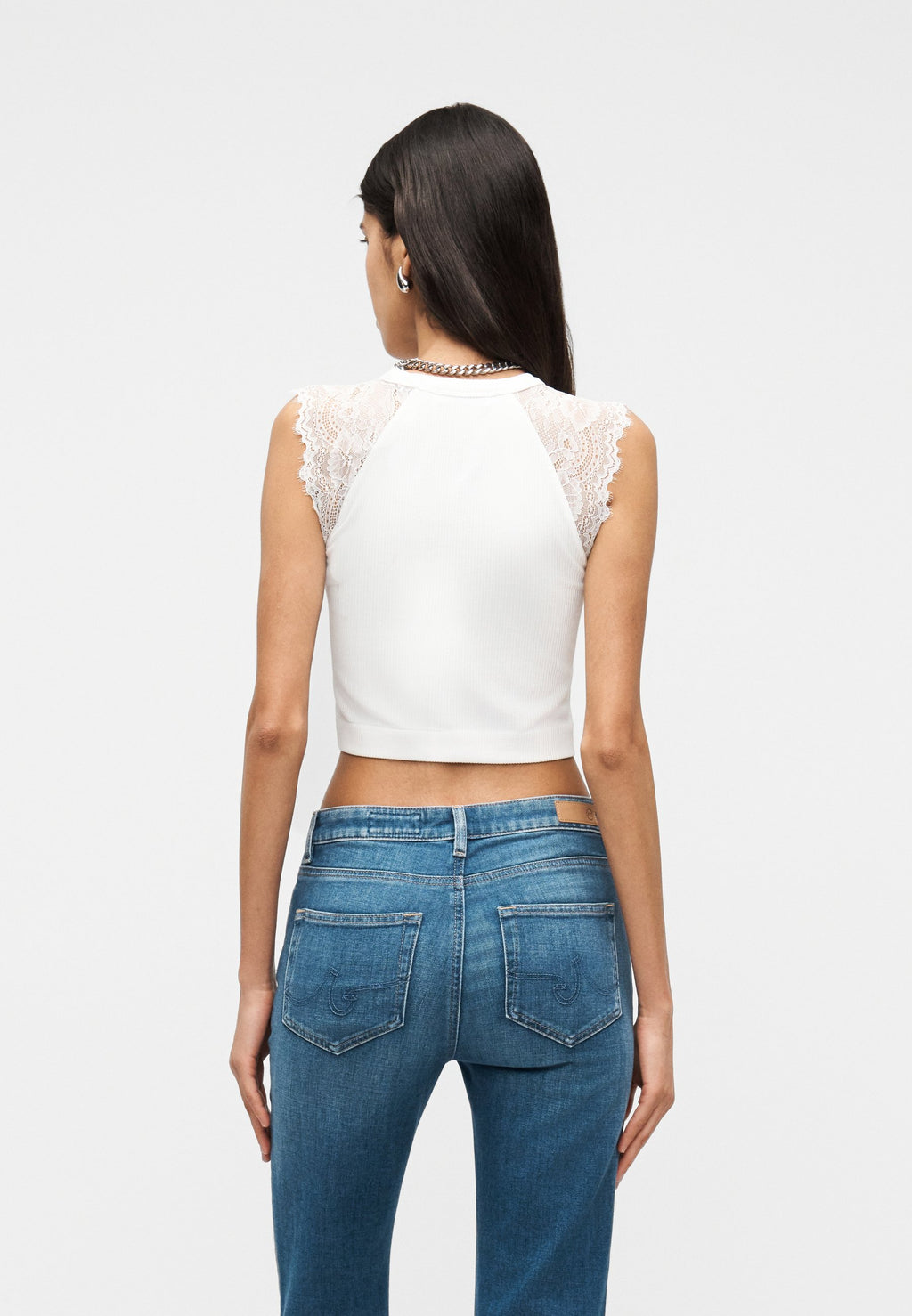 MILLIE SEAMLESS - Top - pure white
