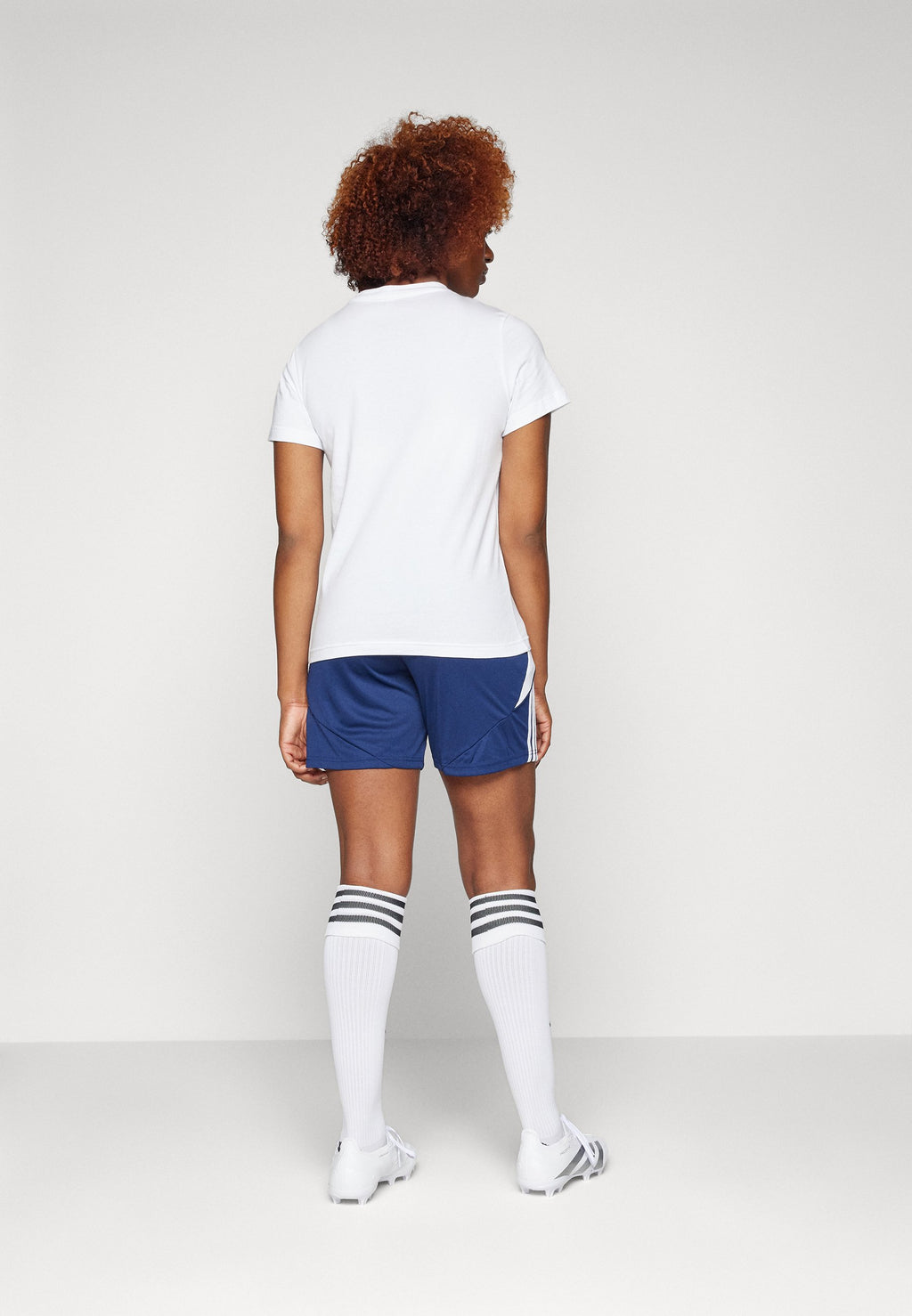 TIRO24 TRAINING SHORT - Sports shorts - navy blue/white