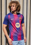 FC BARCELONA 2025/26 STADYUM İÇ SAHA - Futbol forması - koyu kraliyet mavisi/asil kırmızı/orta batı altın rengi