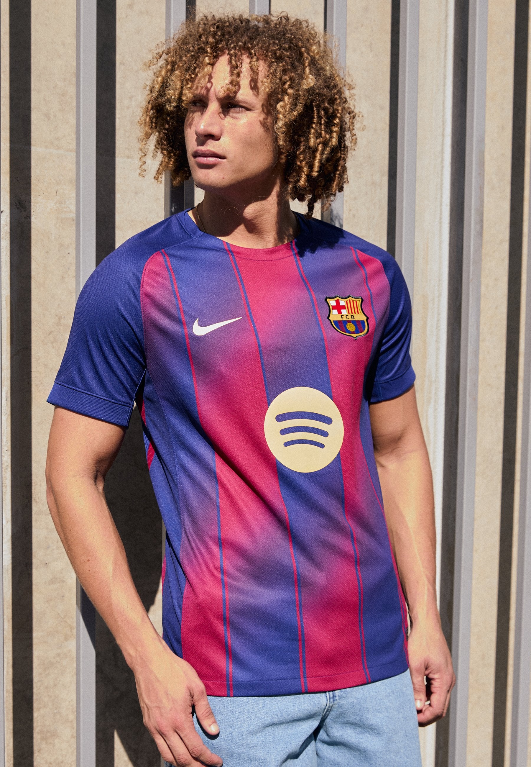 FC BARCELONA 2025/26 STADIUM HOME - Football jersey - deep royal blue/noble red/midwest gold-coloured