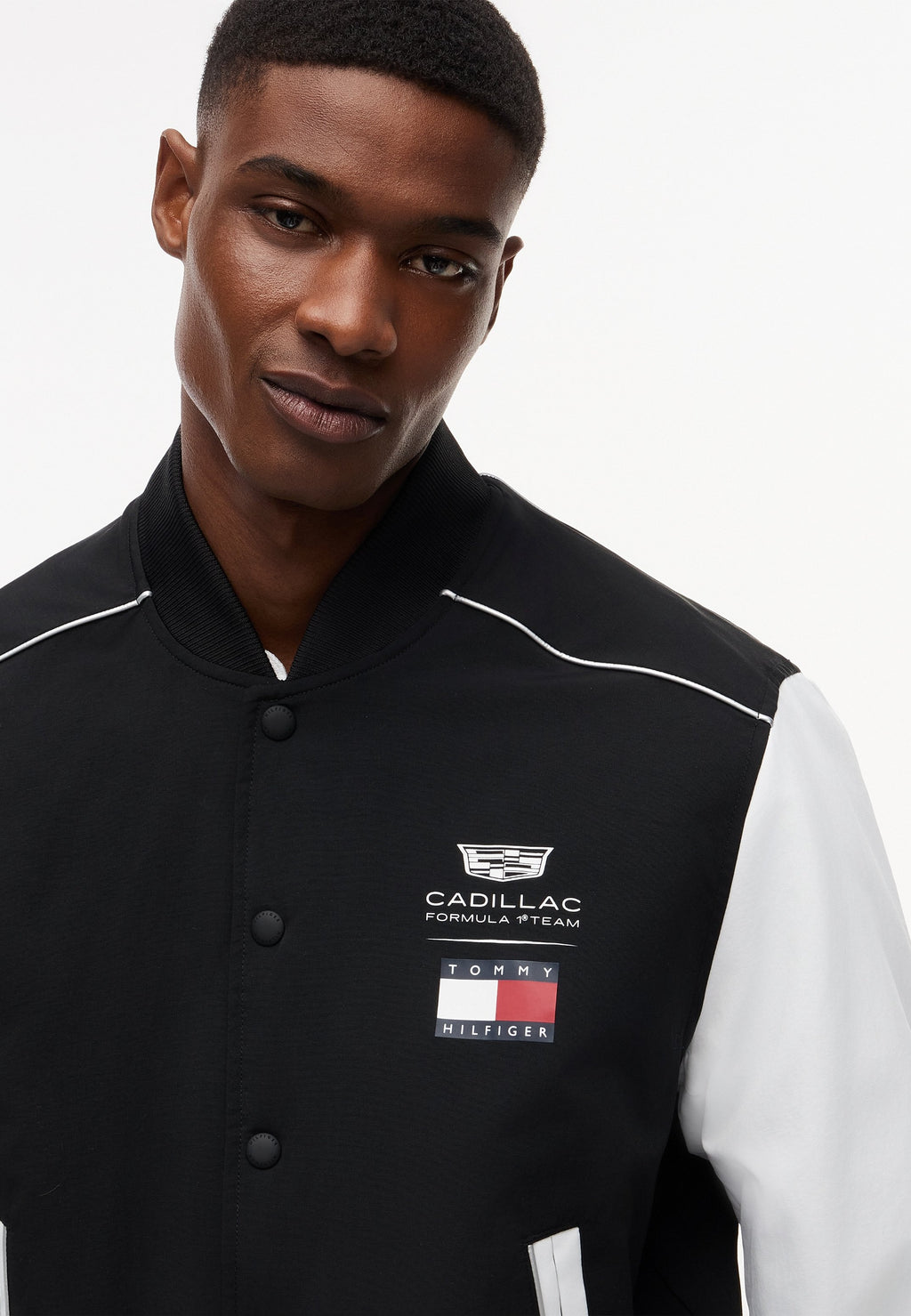TH X CADILLAC FORMULA 1 TEAM BOMBER JACKET UNISEX - Bomber Jacket - black/white