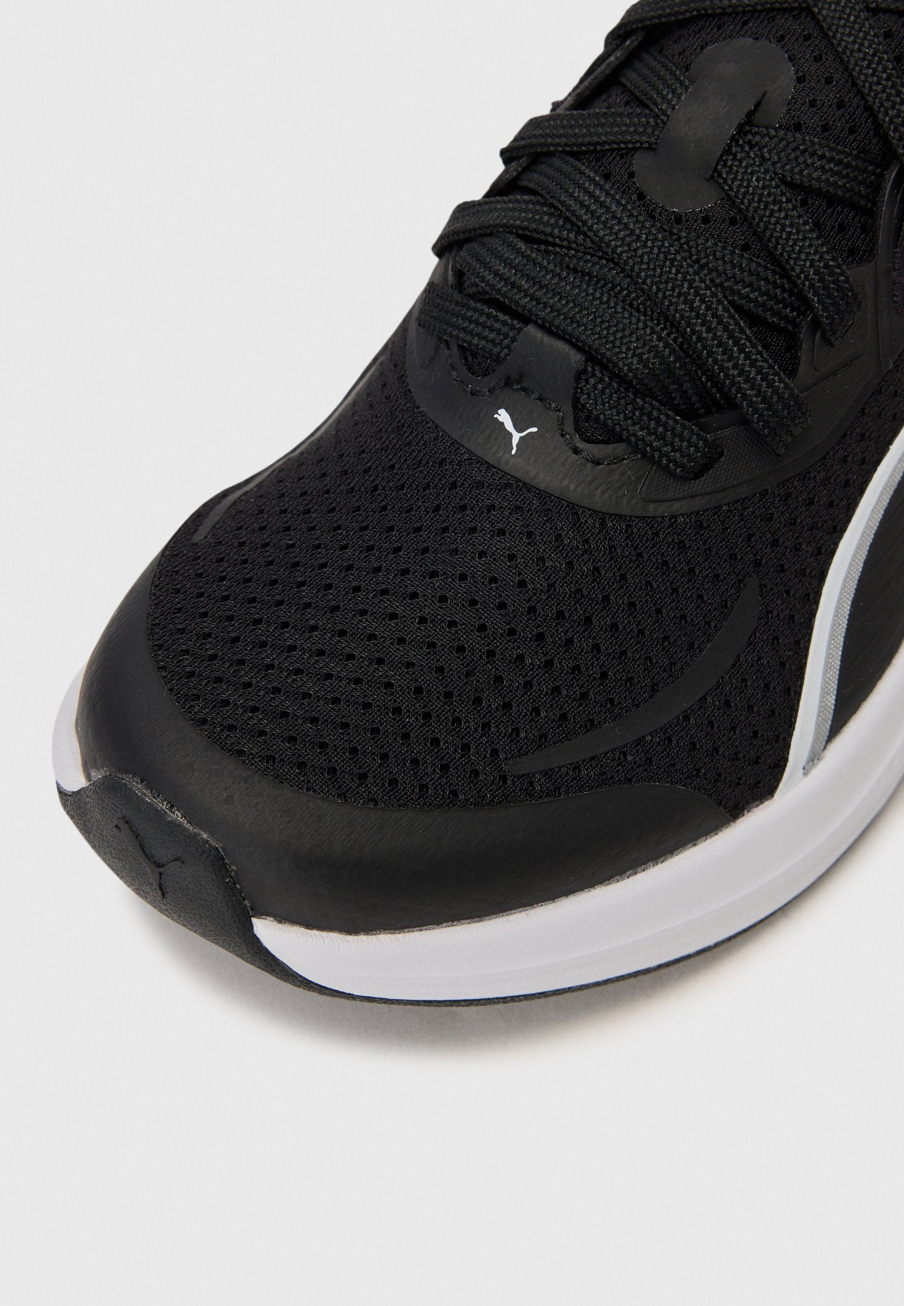 SKYROCKET LITE 2 JR UNISEX - Road running shoes - black/white/silver-coloured
