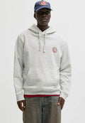 Hoodie - white melange