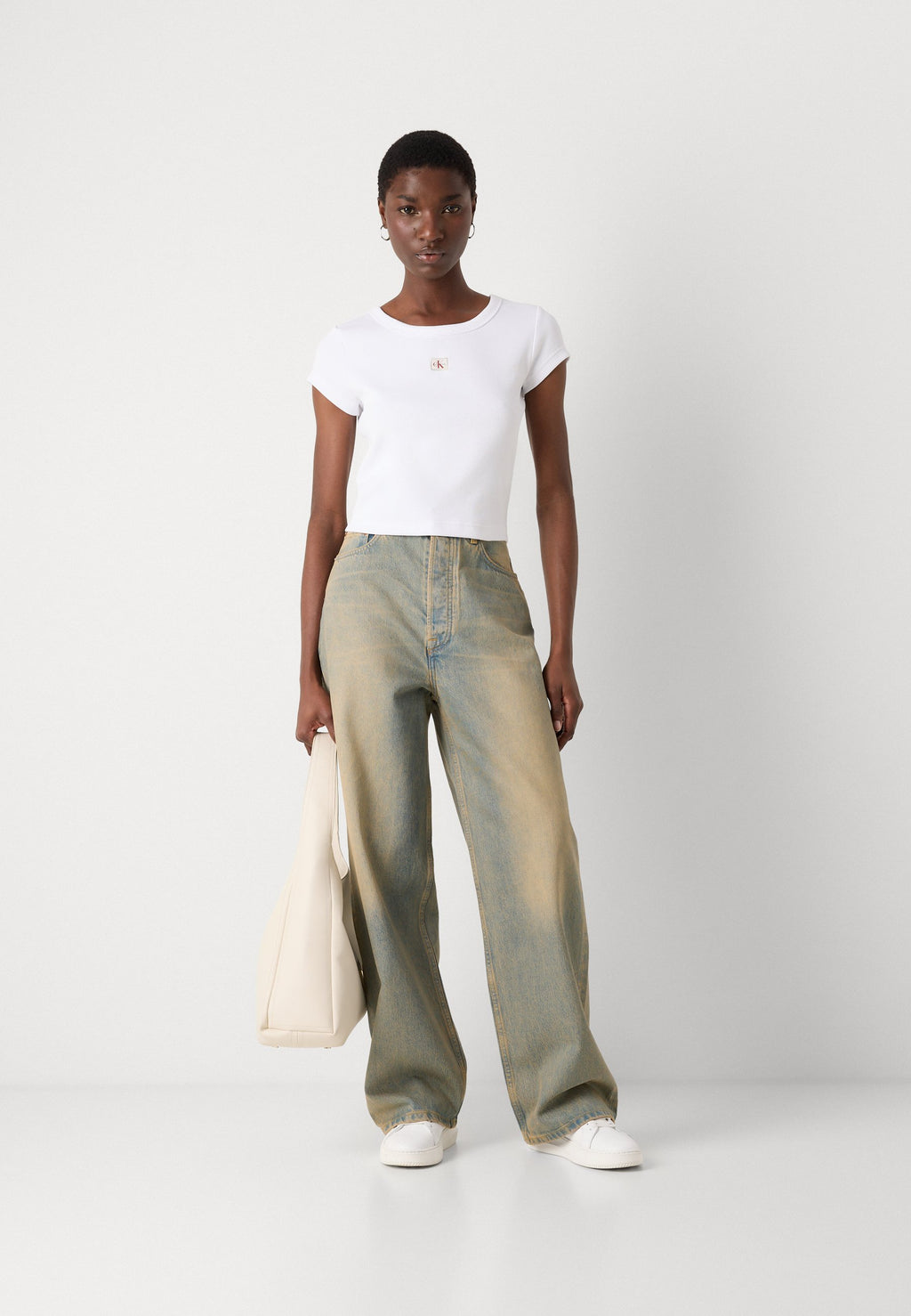 LABEL  - Basic T-shirt - brilliant white