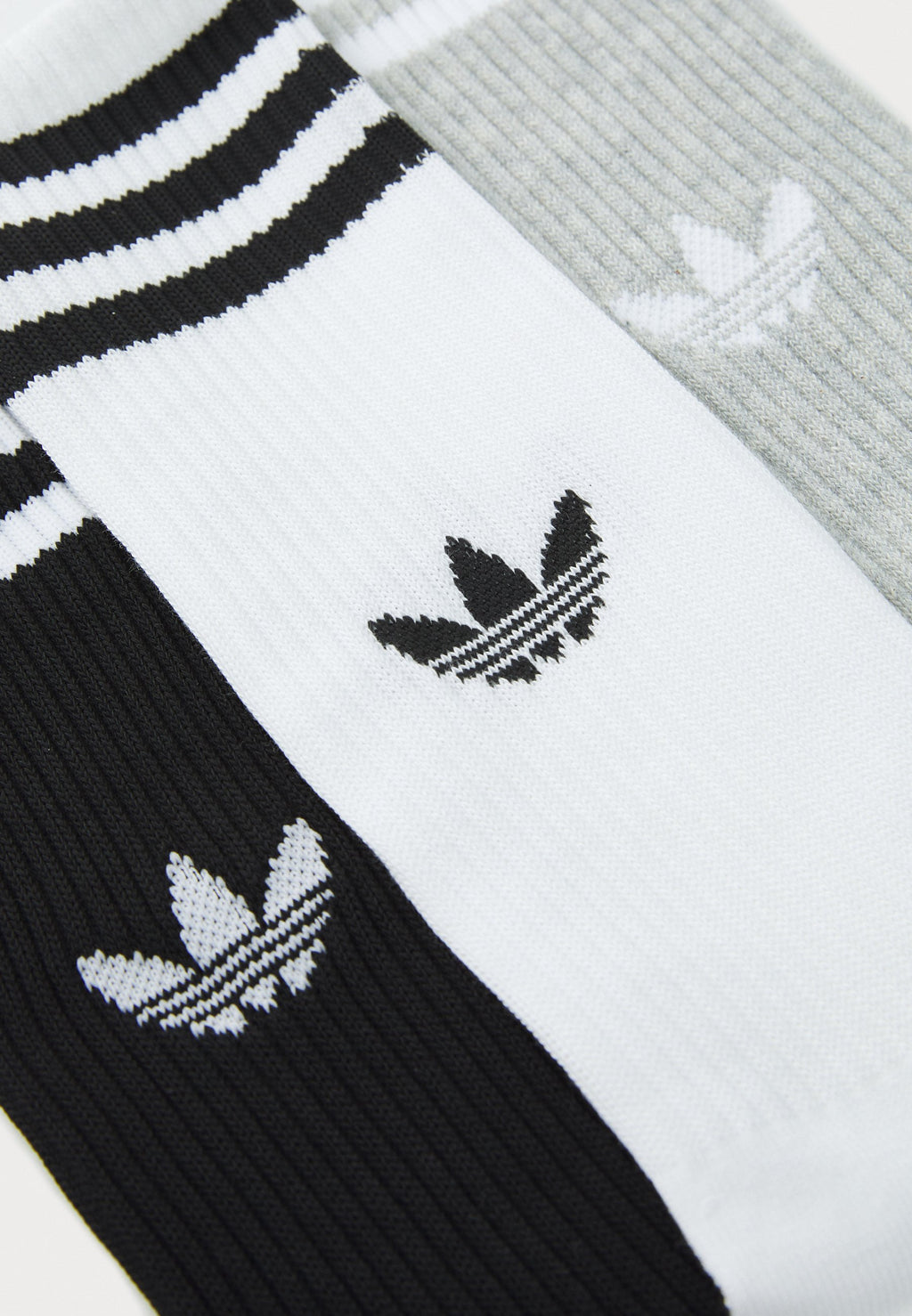 HIGH UNISEX 3 PACK - Socks - white/medium grey heather/black