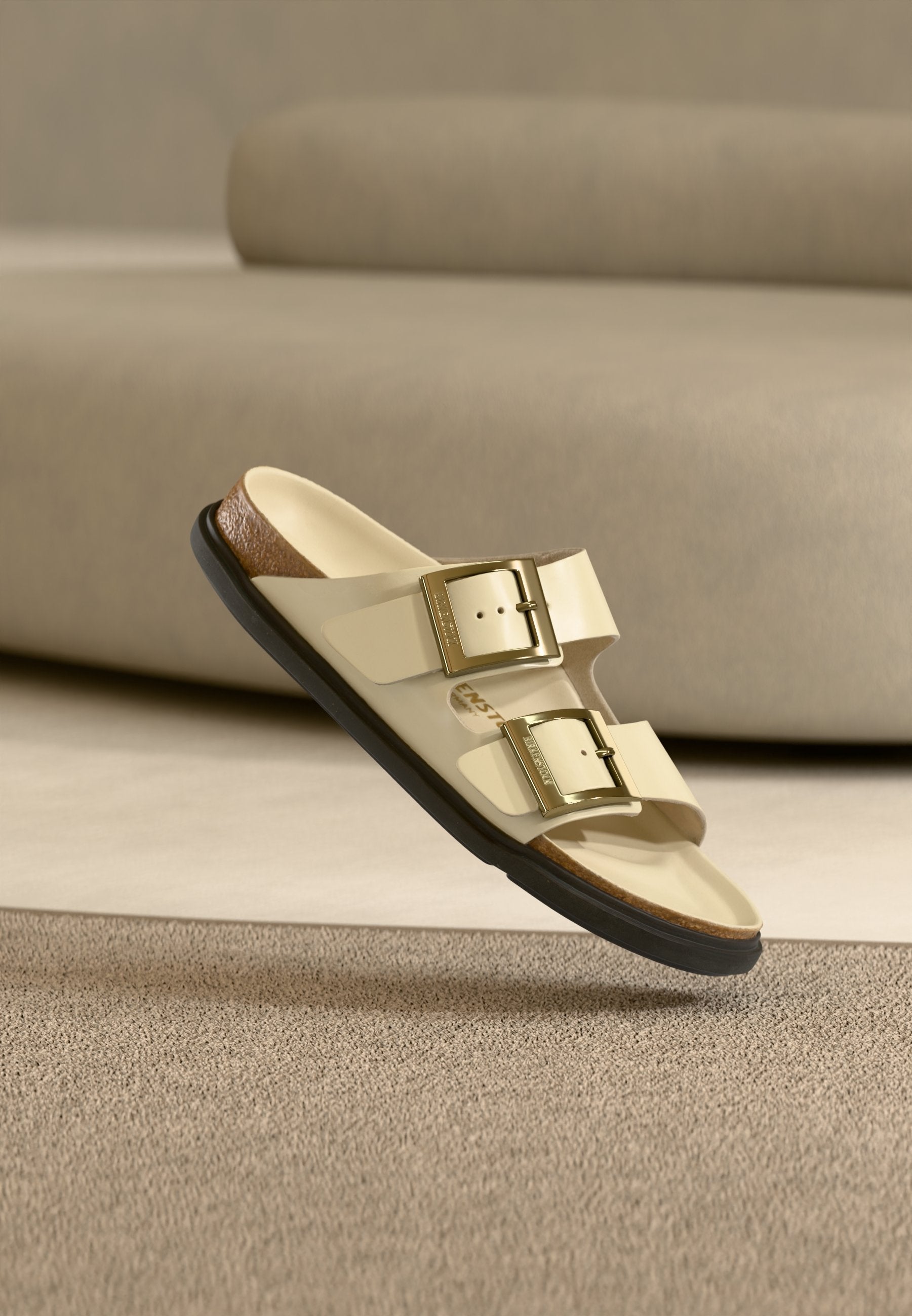 ARIZONA DB LENA HS ECRU HEX CUPSOLEN REGULAR - Sandals - ecru