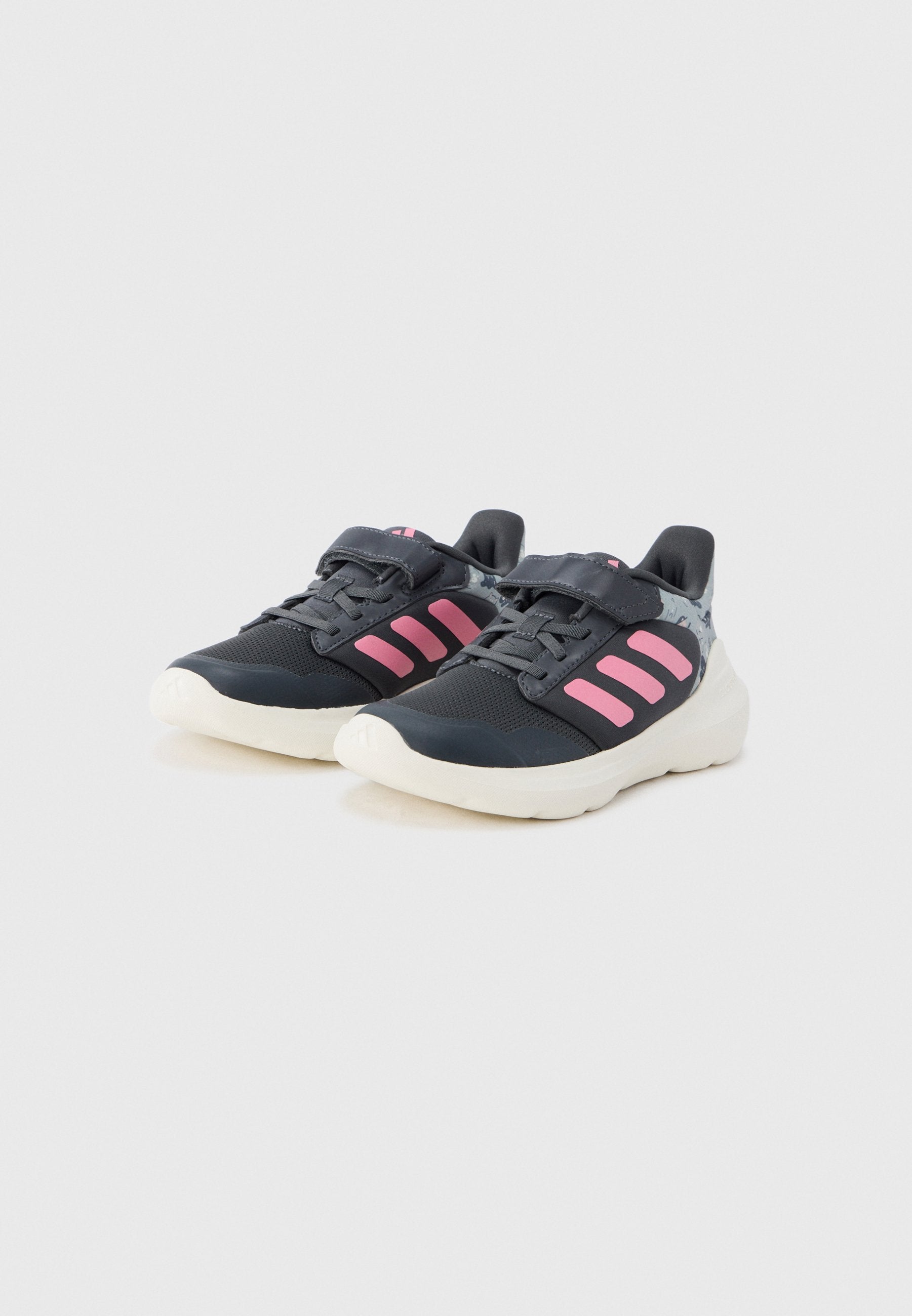 TENSAUR RUN 3.0 UNISEX - Road running shoes - grey/bliss pink/off white