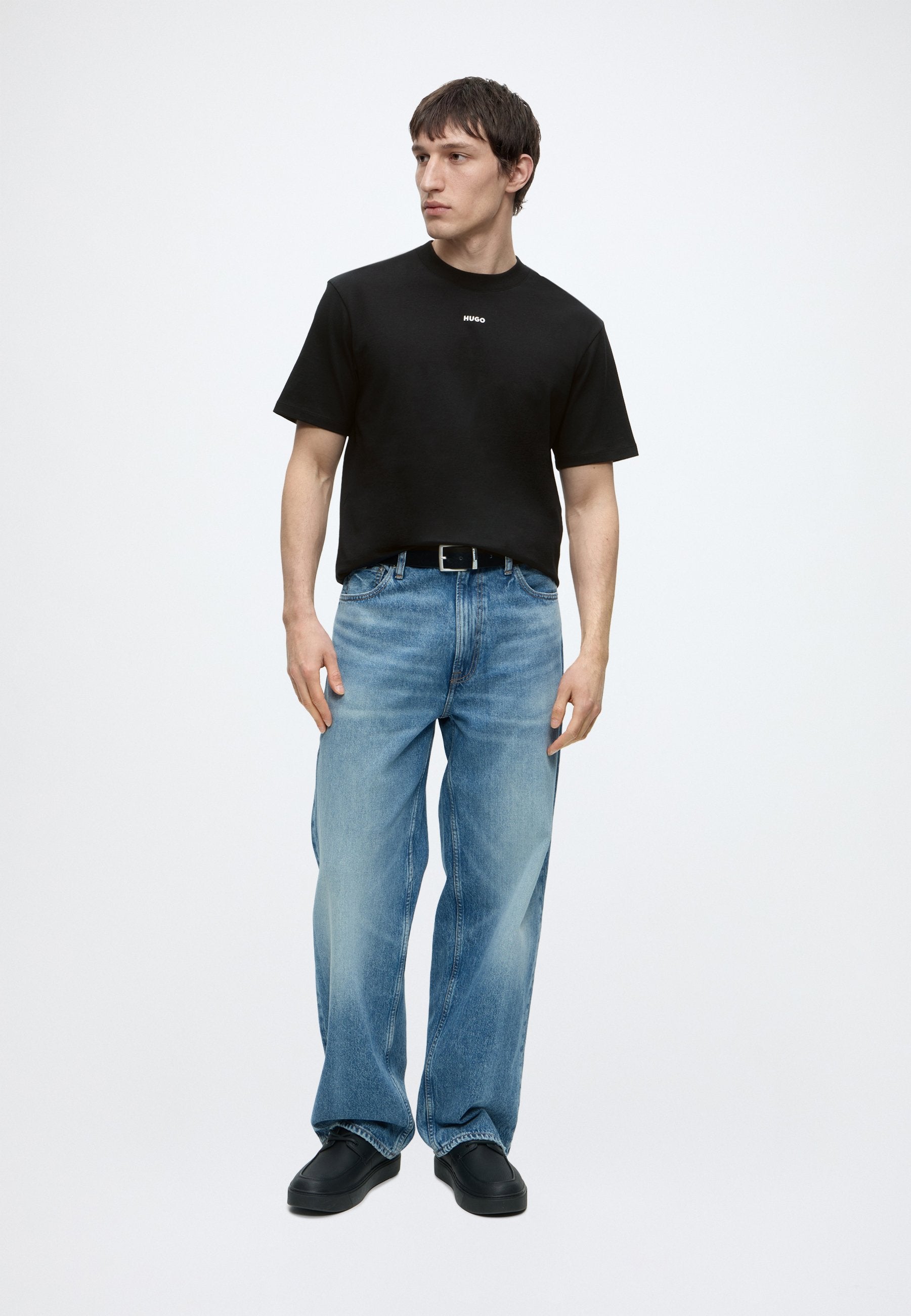DAPOLINO - Basic T-shirt - black
