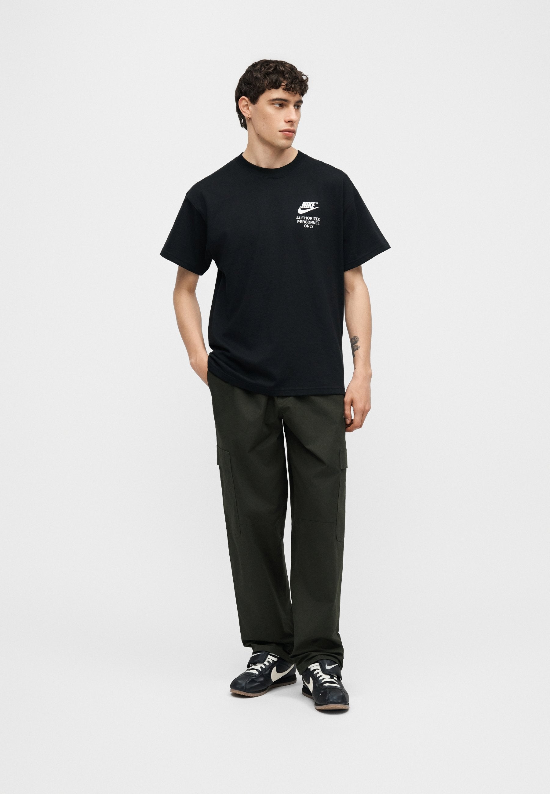 PERSONNEL TEE - Print T-shirt - black