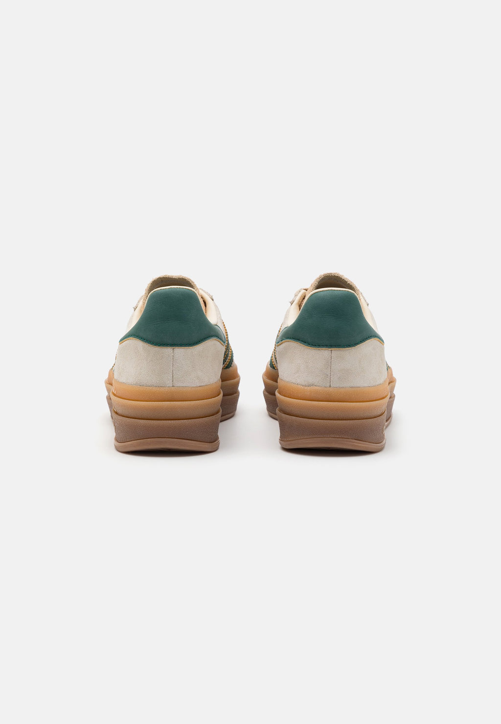 GAZELLE BOLD W - Spor Ayakkabı - krem beyaz/kolej yeşili/sihirli bej