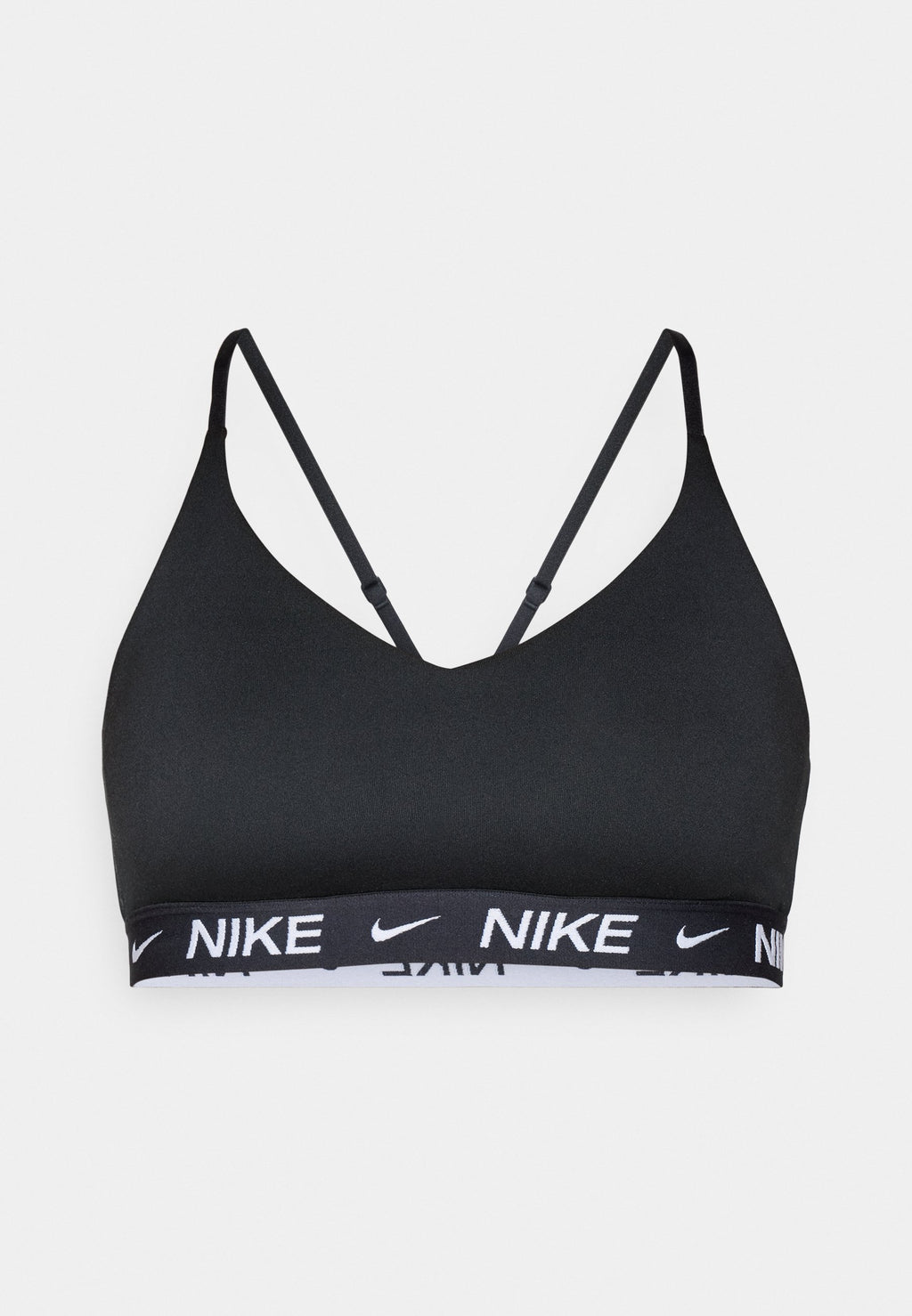 INDY BRA - Light support sports bra - black/white