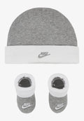 FUTURA HAT AND BOOTIE BABY SET - Beanie - dark grey heather