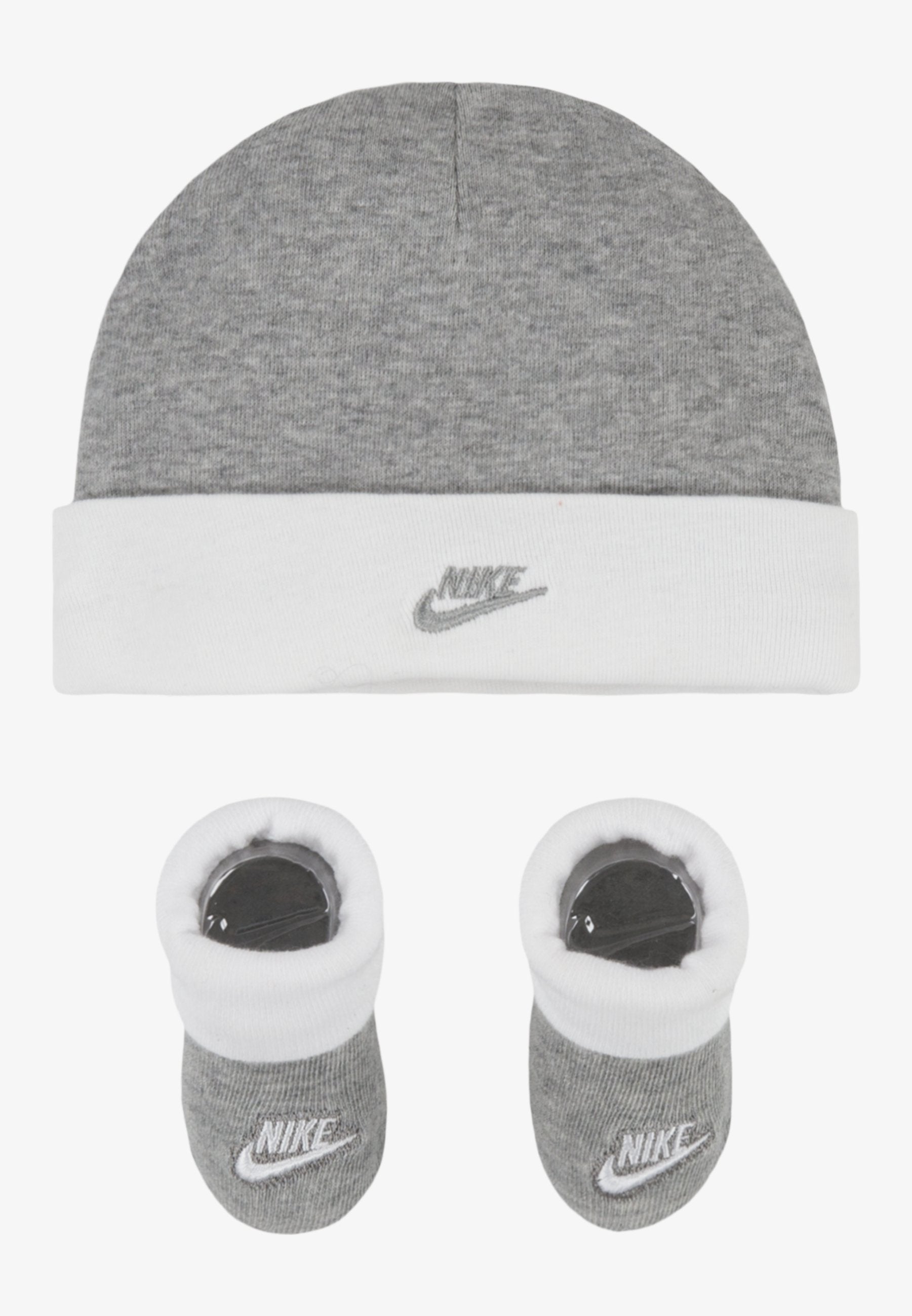 FUTURA HAT AND BOOTIE BABY SET - Beanie - dark grey heather