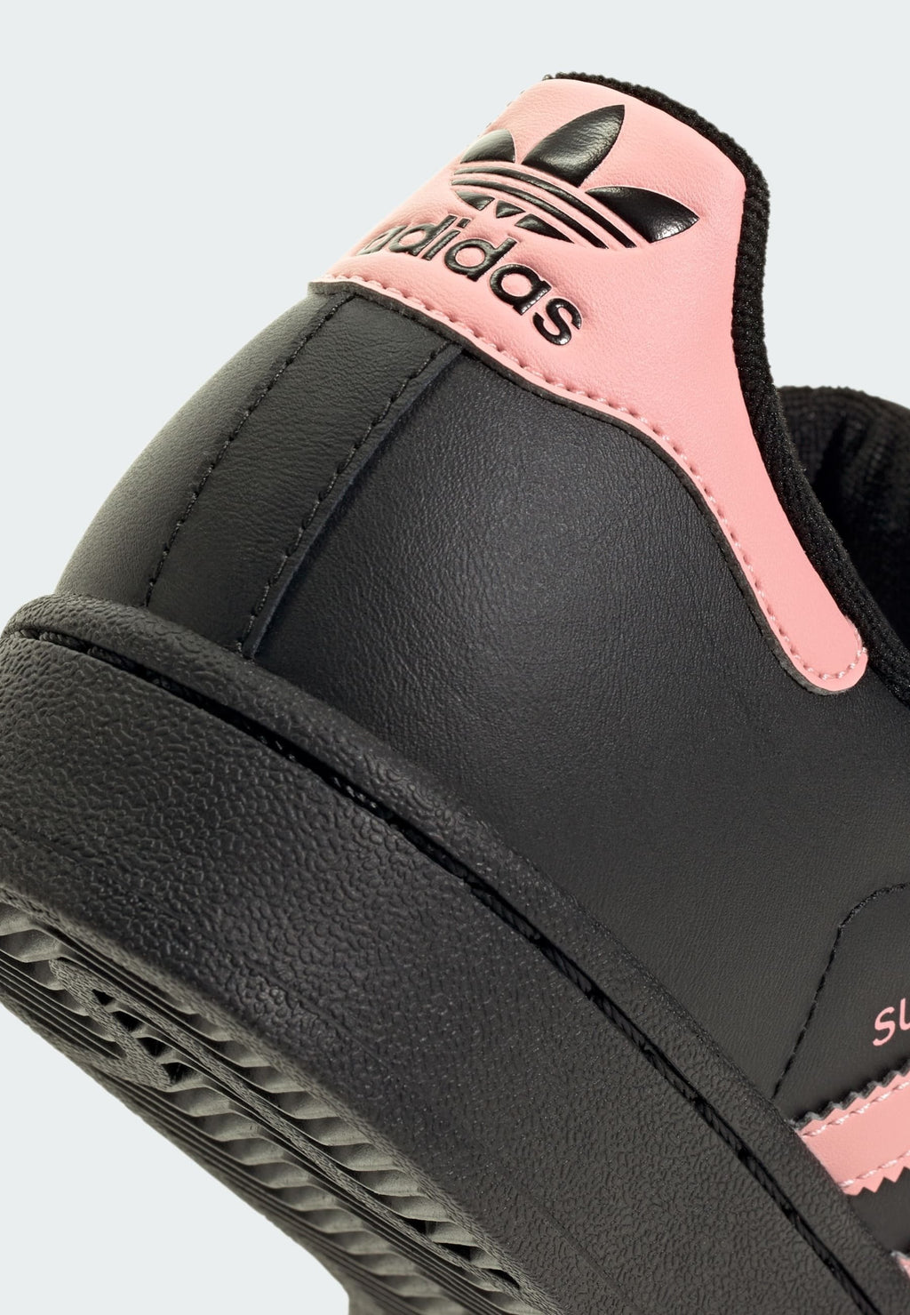 SUPERSTAR II UNISEX - Baskets - noir/rose fluo/noir