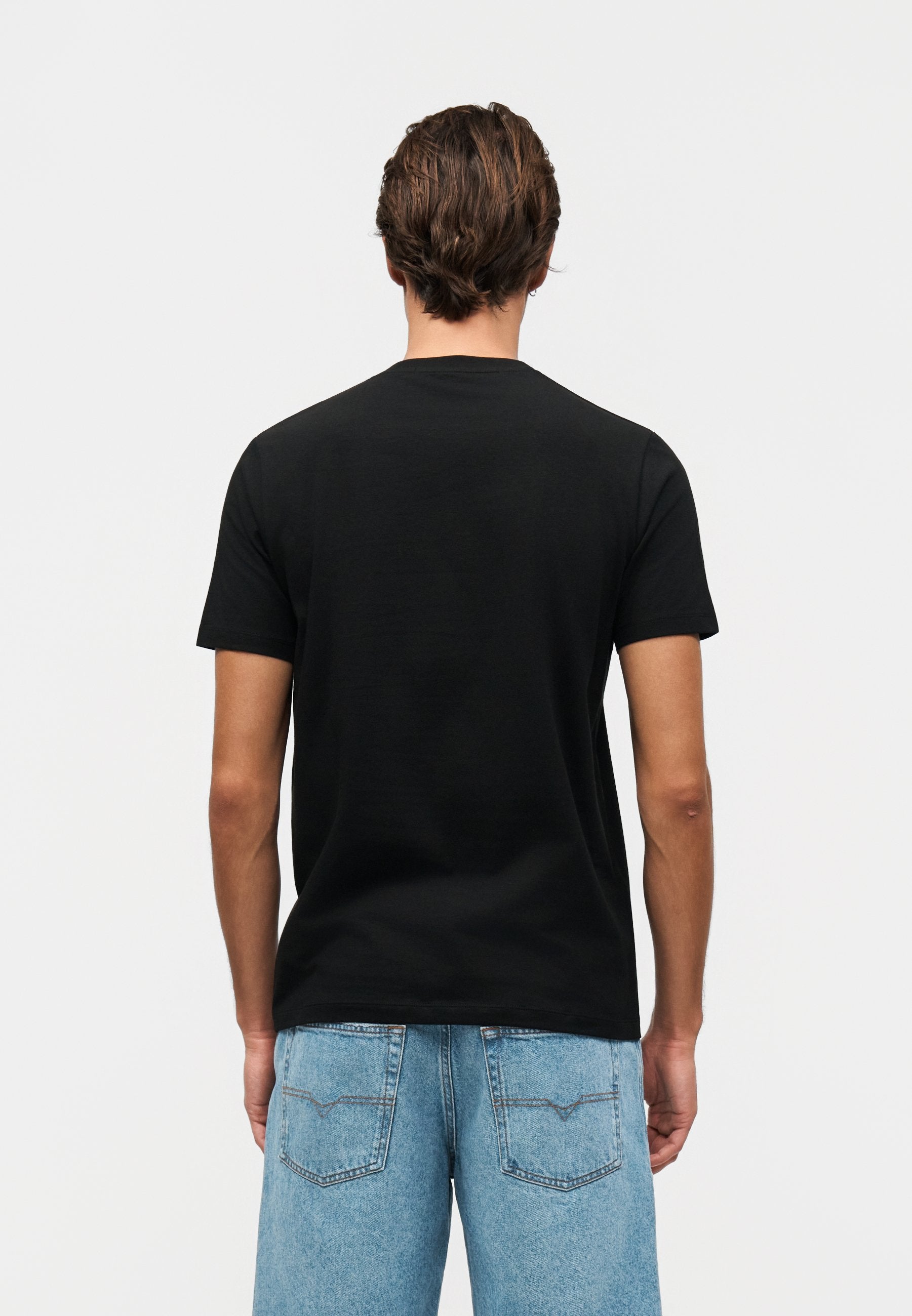 CREW NECK - Print T-shirt - gold-coloured