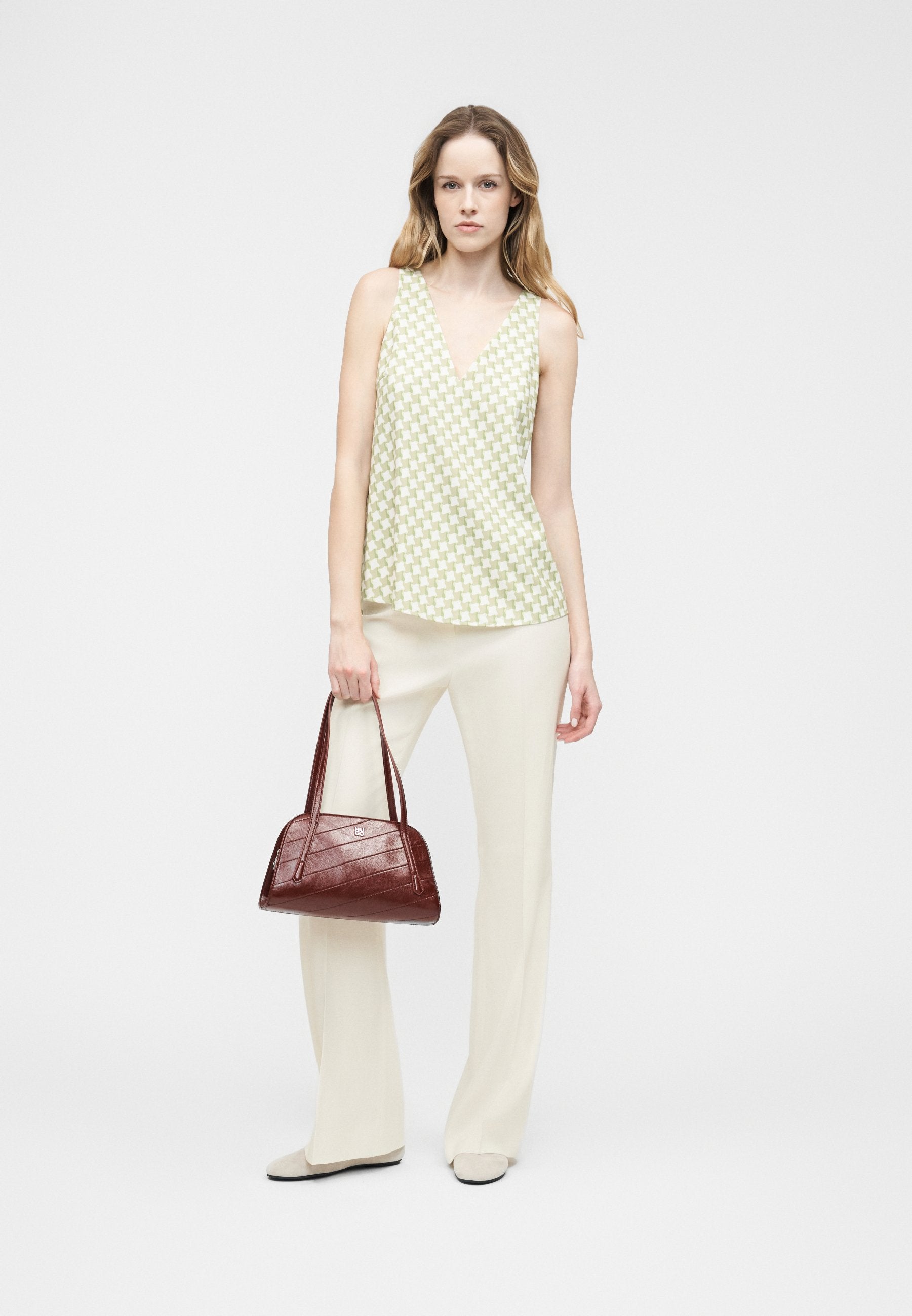 HILOTINNA - Trousers - open white