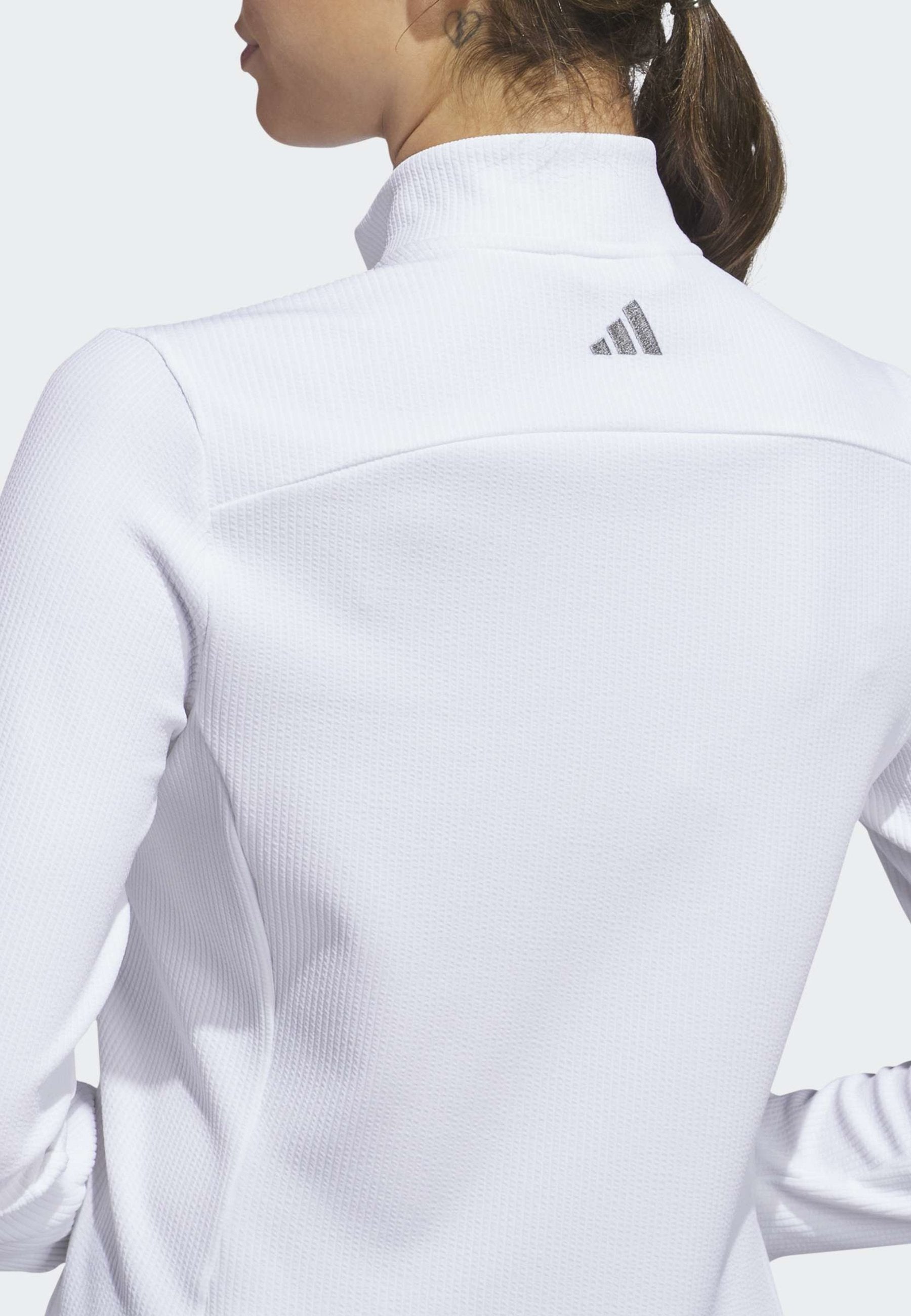 جاكيت PERFORMANCE TEXTURE FULL ZIP - جاكيت تدريب - أبيض