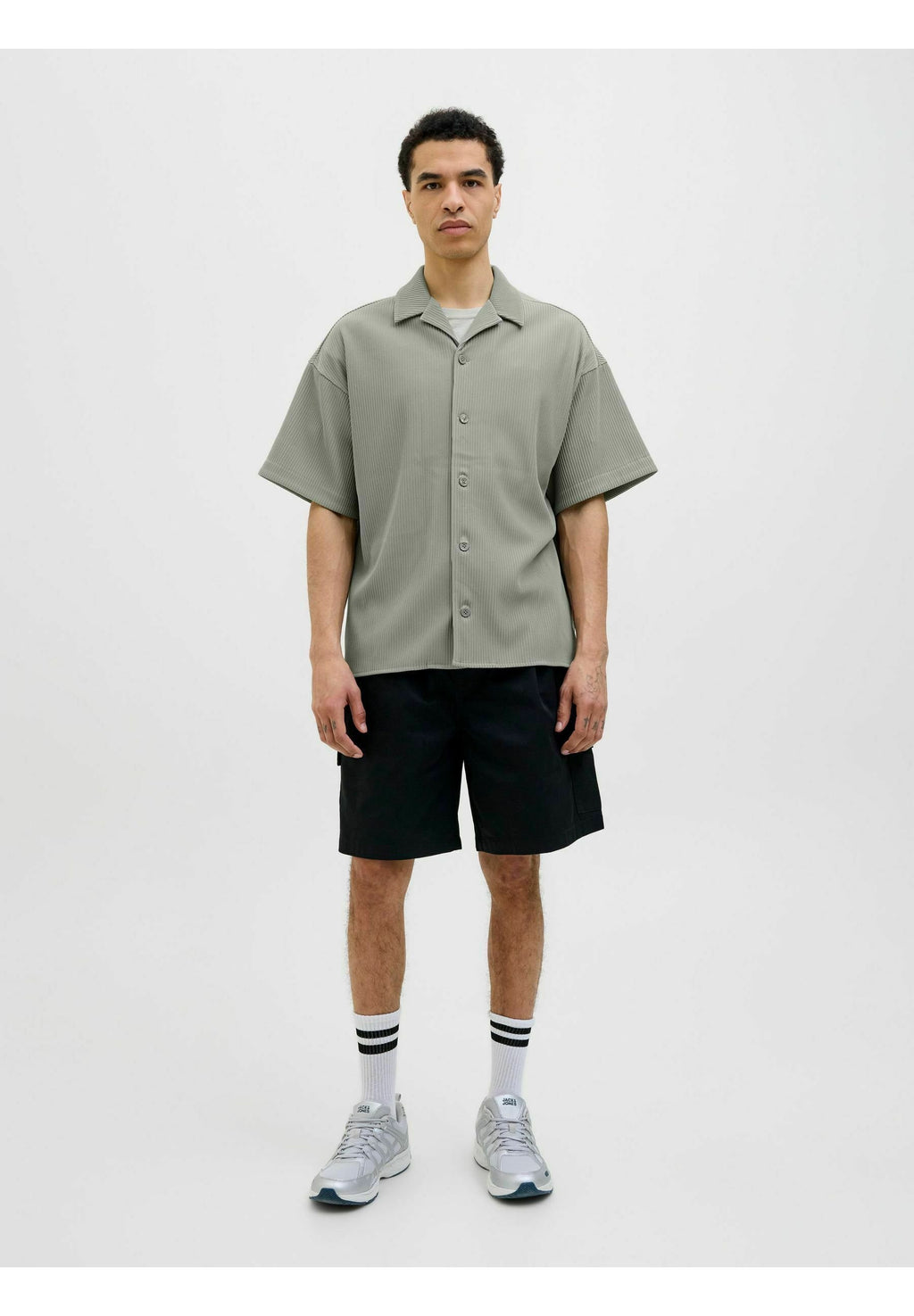 Wide Fit - Shirt - shadow